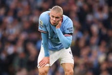 Pep Guardiola provides Erling Haaland injury update ahead of Arsenal clash