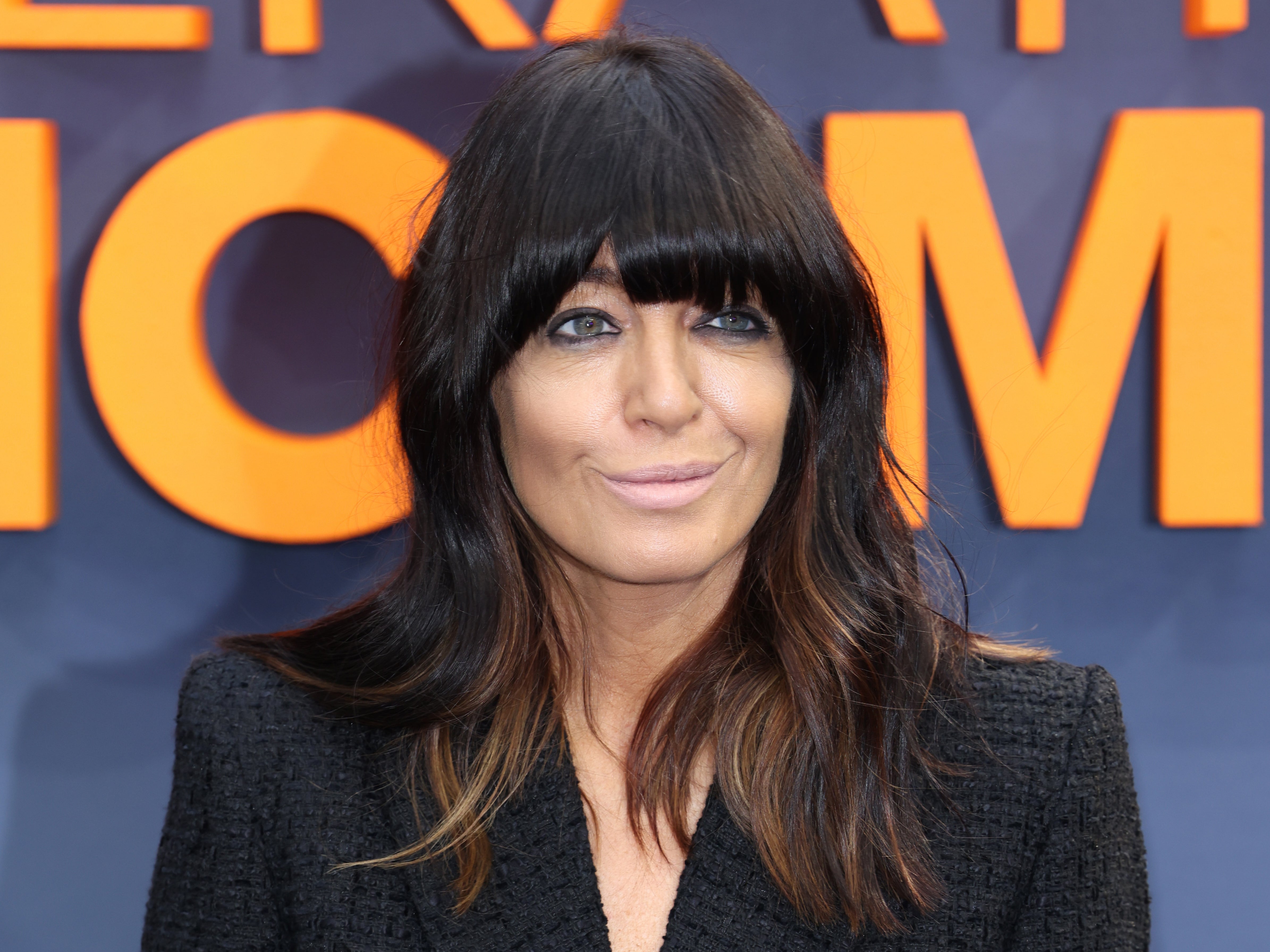 Claudia Winkleman attends the "Operation Mincemeat" UK premiere at The Curzon Mayfair on April 12, 2022