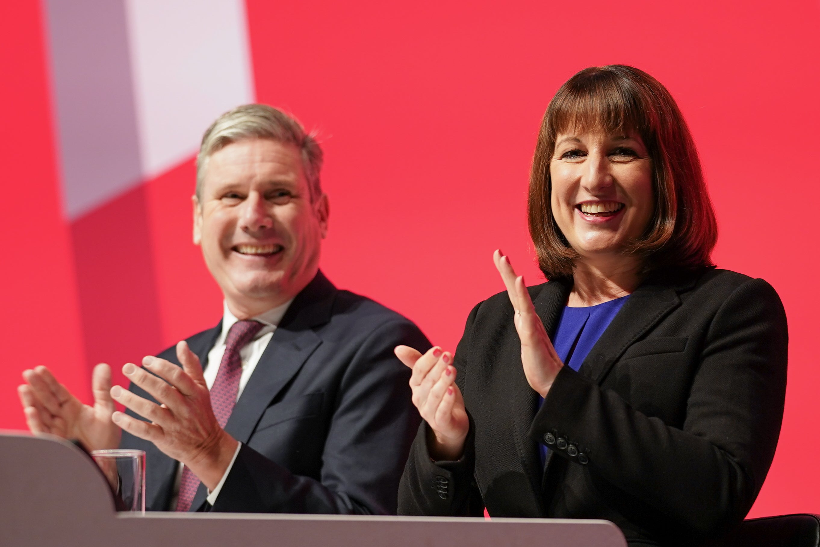 Keir Starmer and his shadow chancellor Rachel Reeves