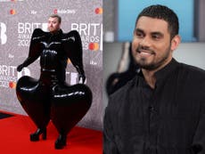 Designer Harri says it took ‘four days’ to make Sam Smith’s latex look at Brit Awards