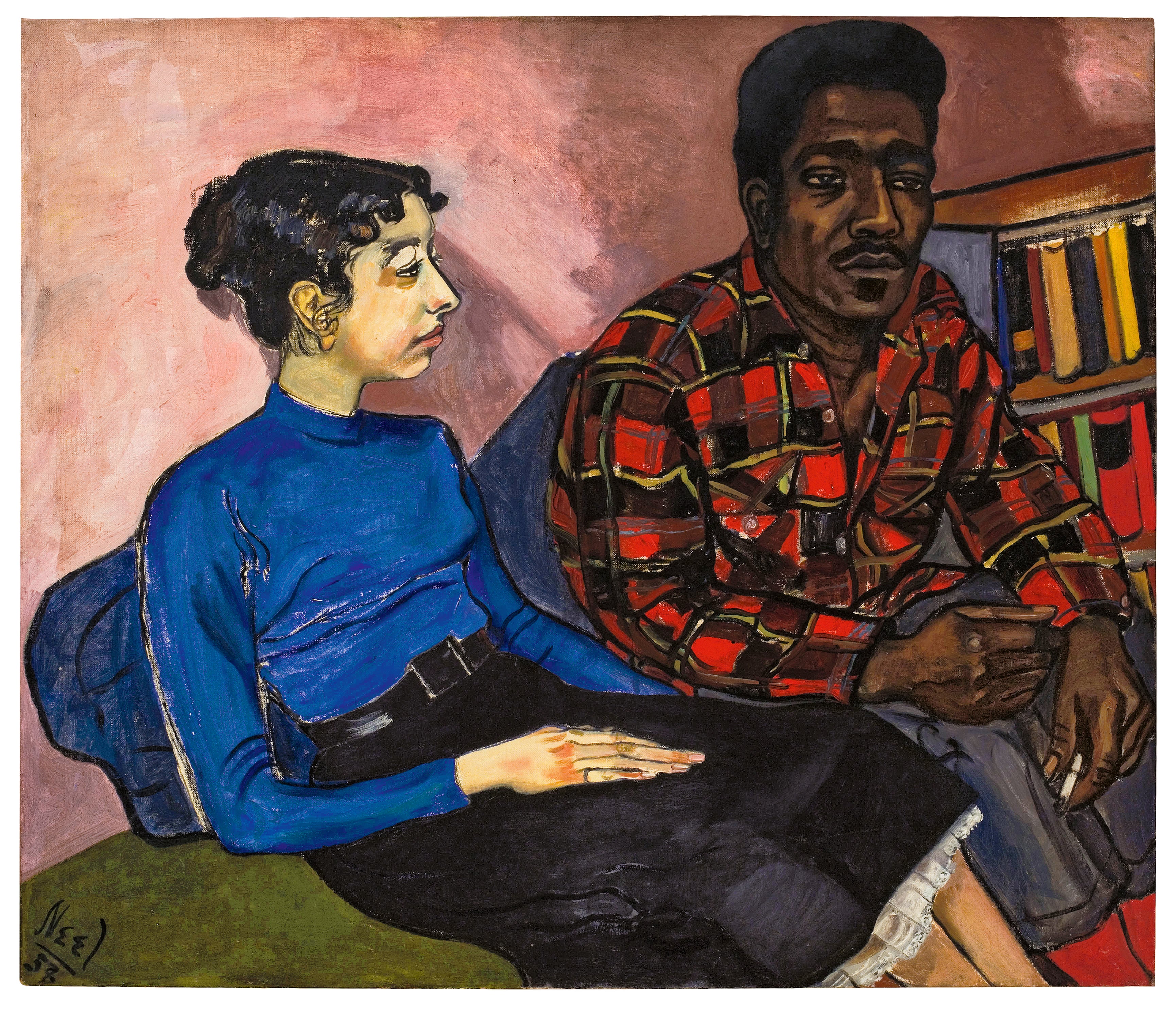 Alice Neel, ‘Rita and Hubert’, 1954