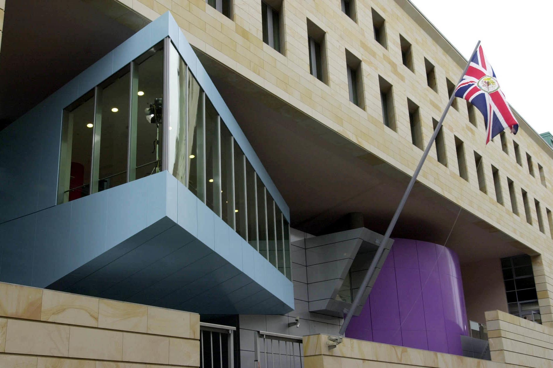 An exterior view of the British Embassy in Berlin, Germany (Fiona Hanson/PA)