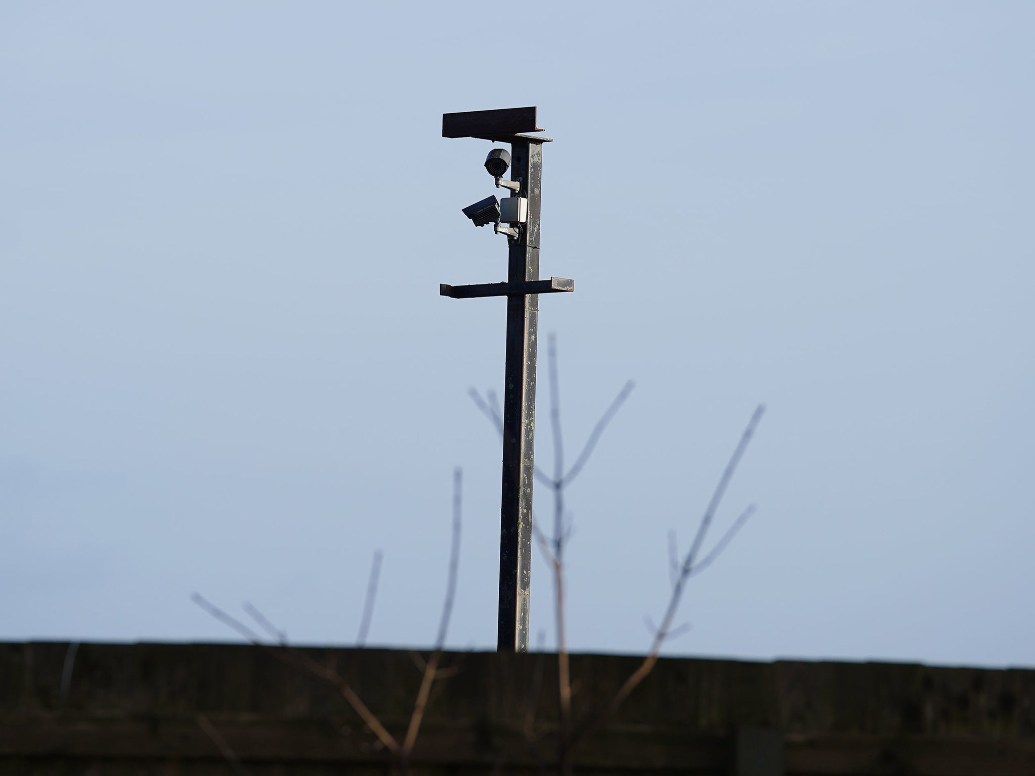 A CCTV camera near the banks of the river in St Michael’s on Wyre