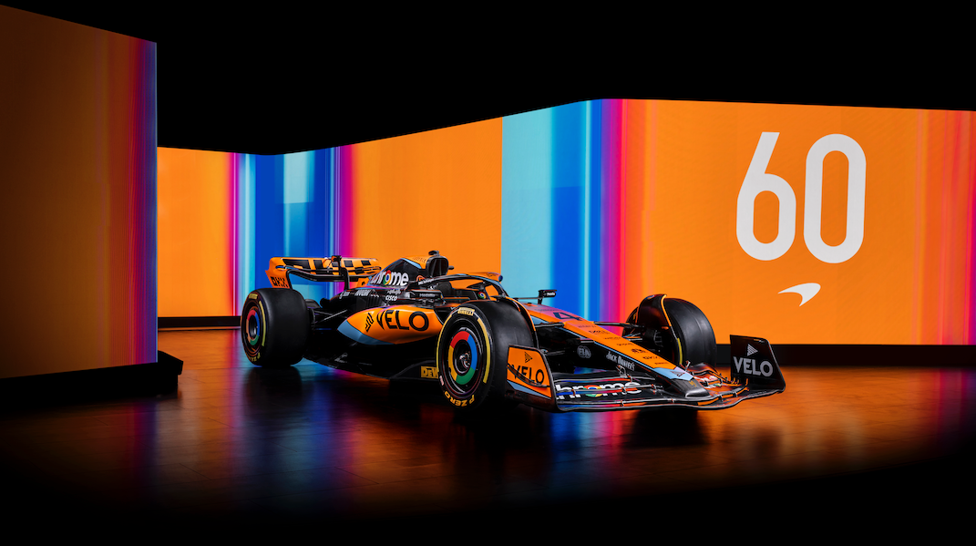 McLaren have launched their vibrant 2023 car – the MCL60