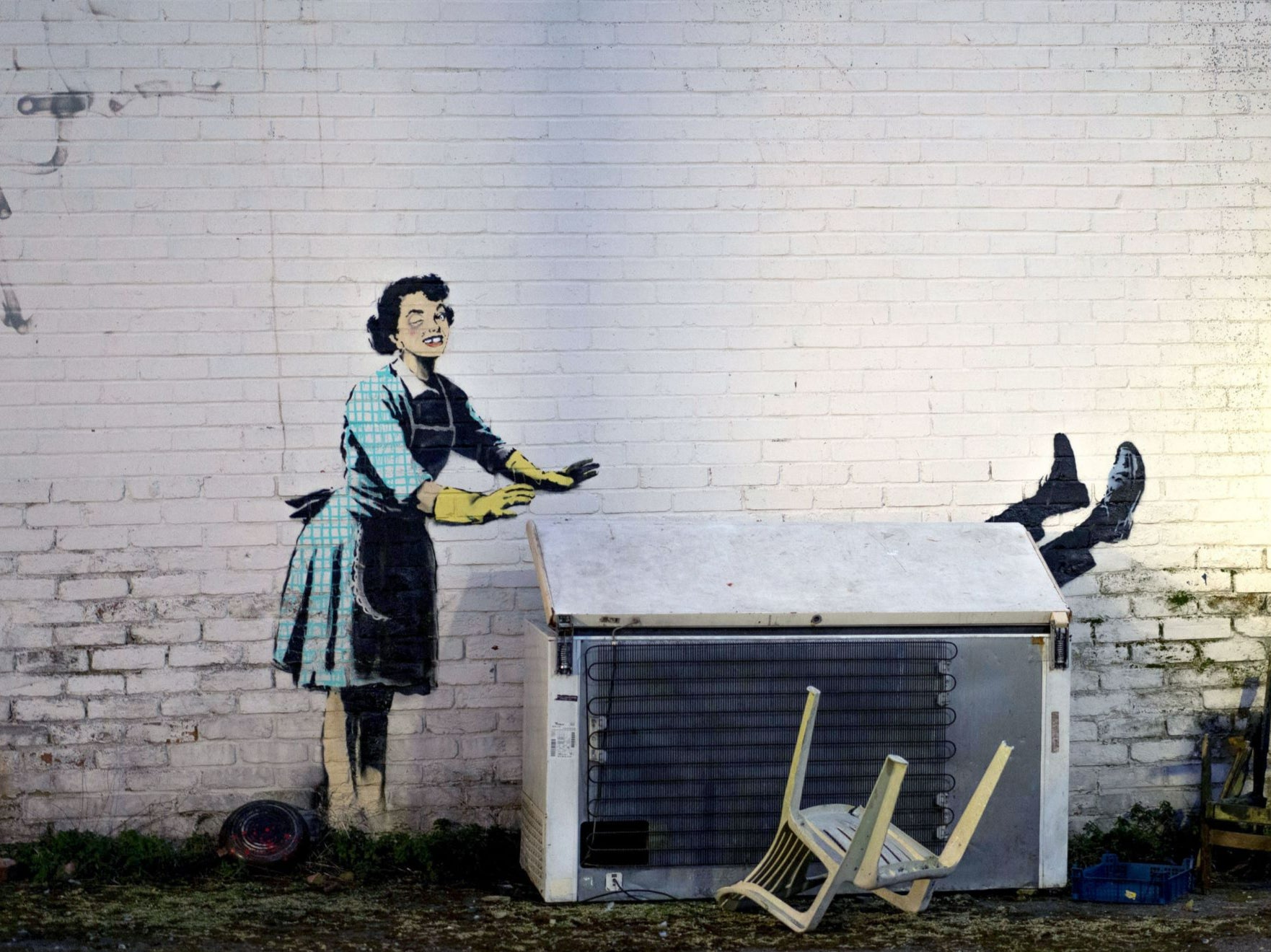 New Banksy artwork titled ‘Valentine’s day mascara'