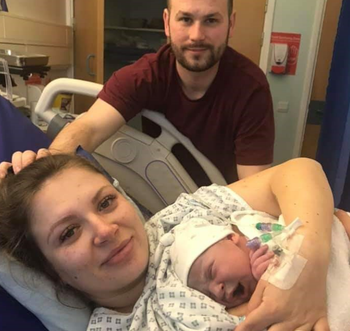 Darina discovered a lump in her left breast after having her second child in 2019