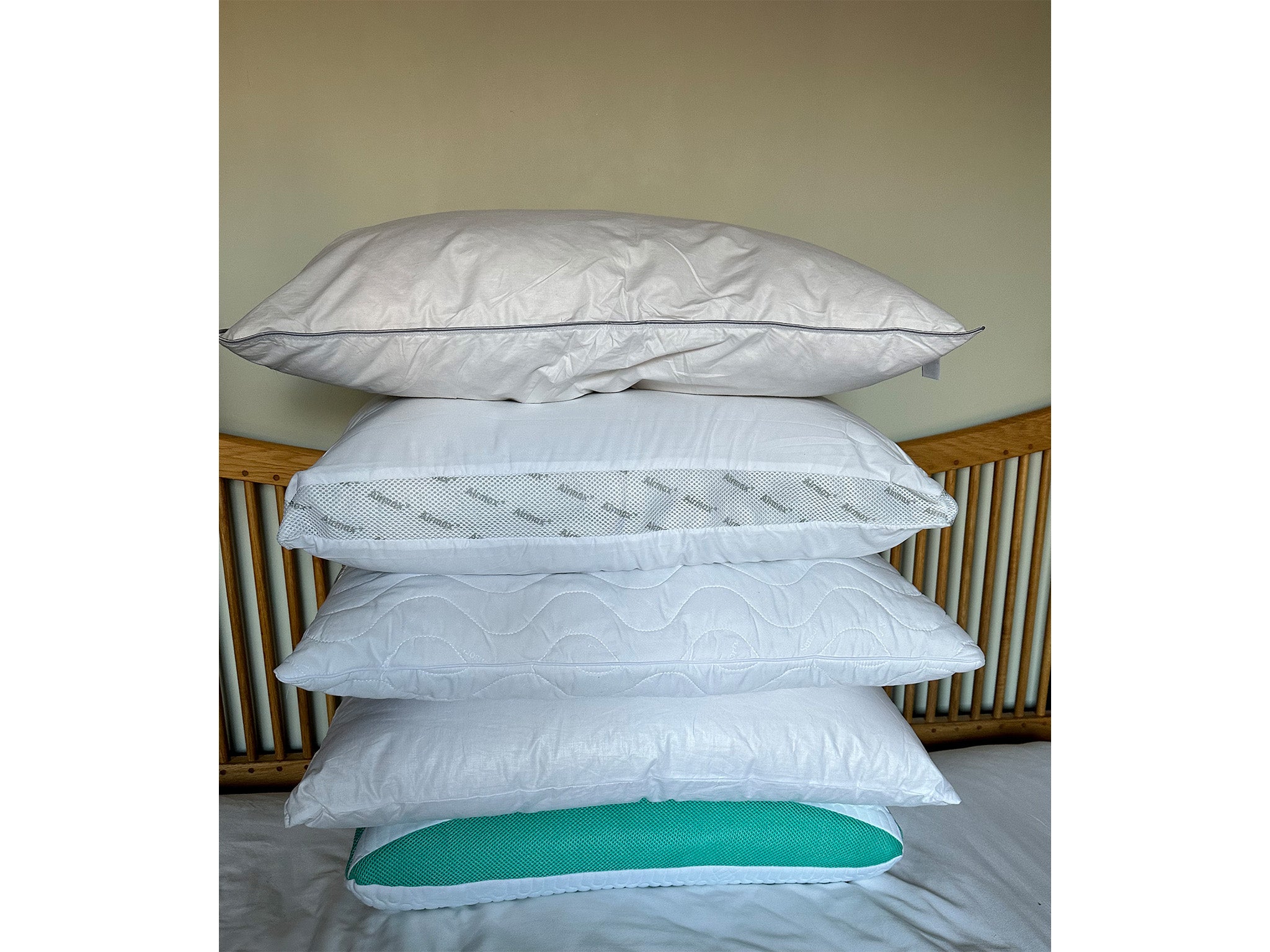 A selection of the pillows we tested