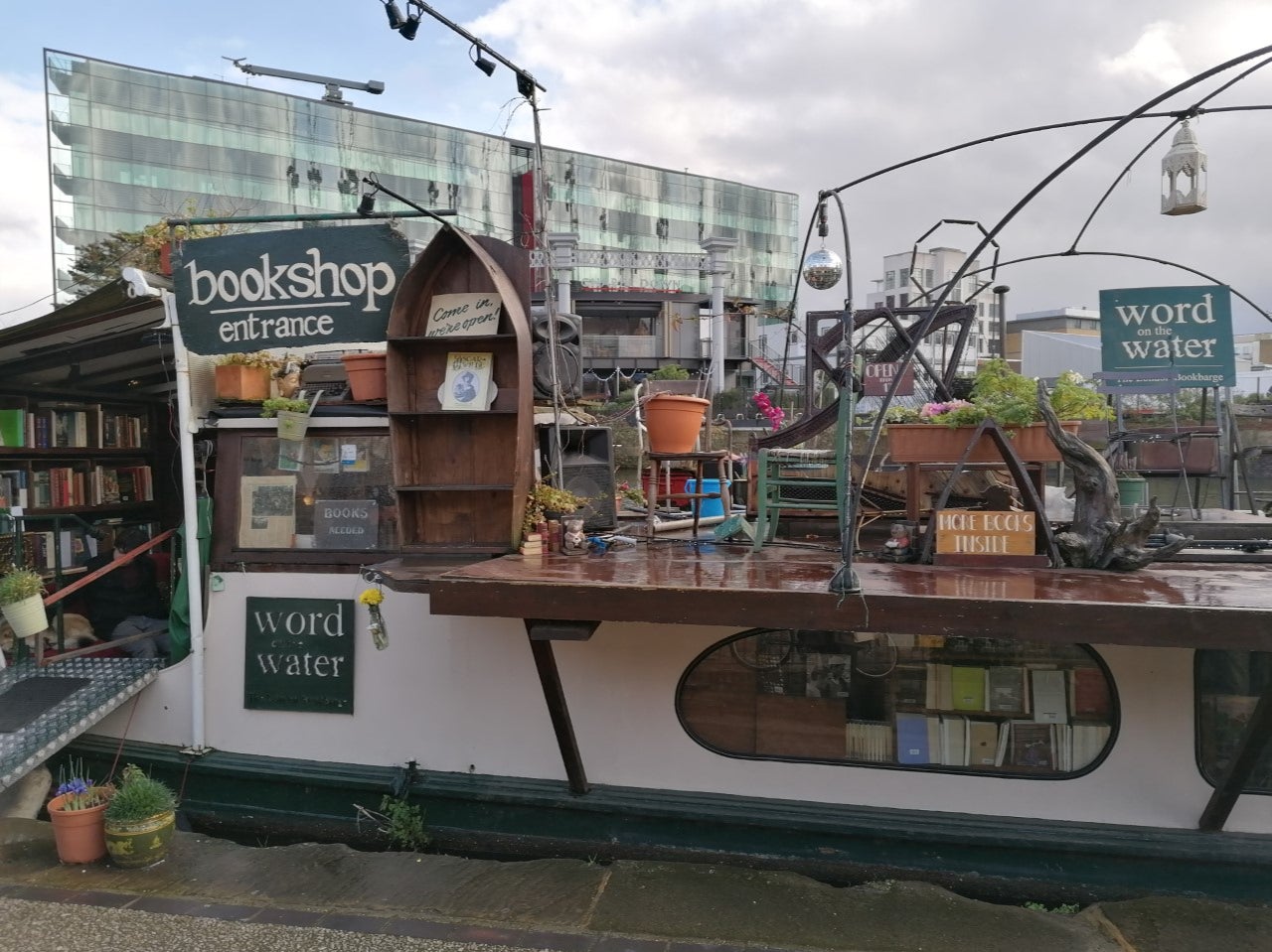 Word on the Water book barge, London