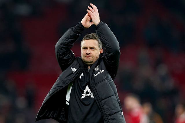 Michael Skubala will remain in caretaker charge of Leeds (Martin Rickett/PA)