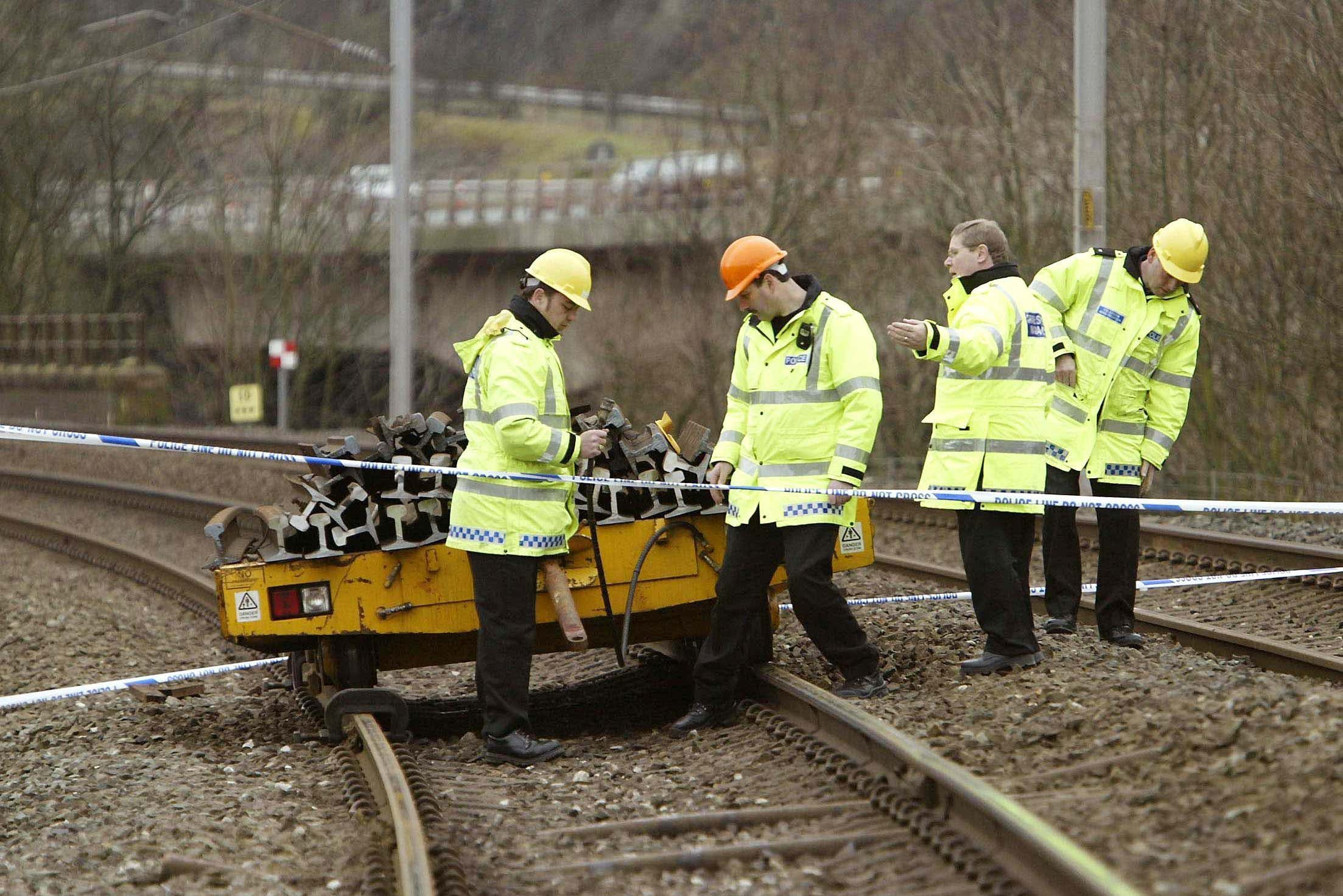 A RMT union is marking the anniversary of an accident which claimed the lives of four track workers at Tebay in Cumbria (Owen Humphreys/PA)