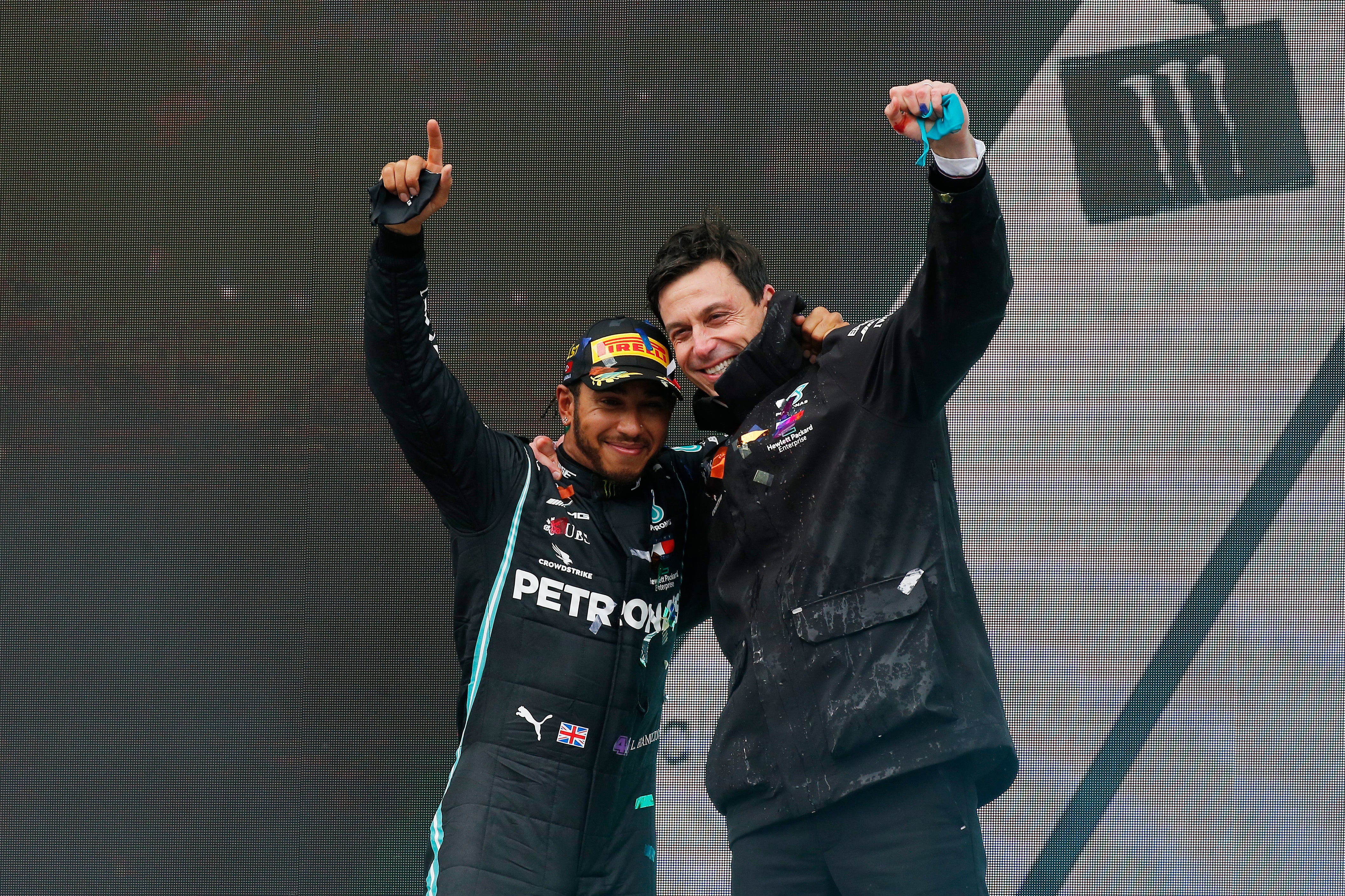 Toto Wolff is relaxed about Lewis Hamilton’s contractual situation