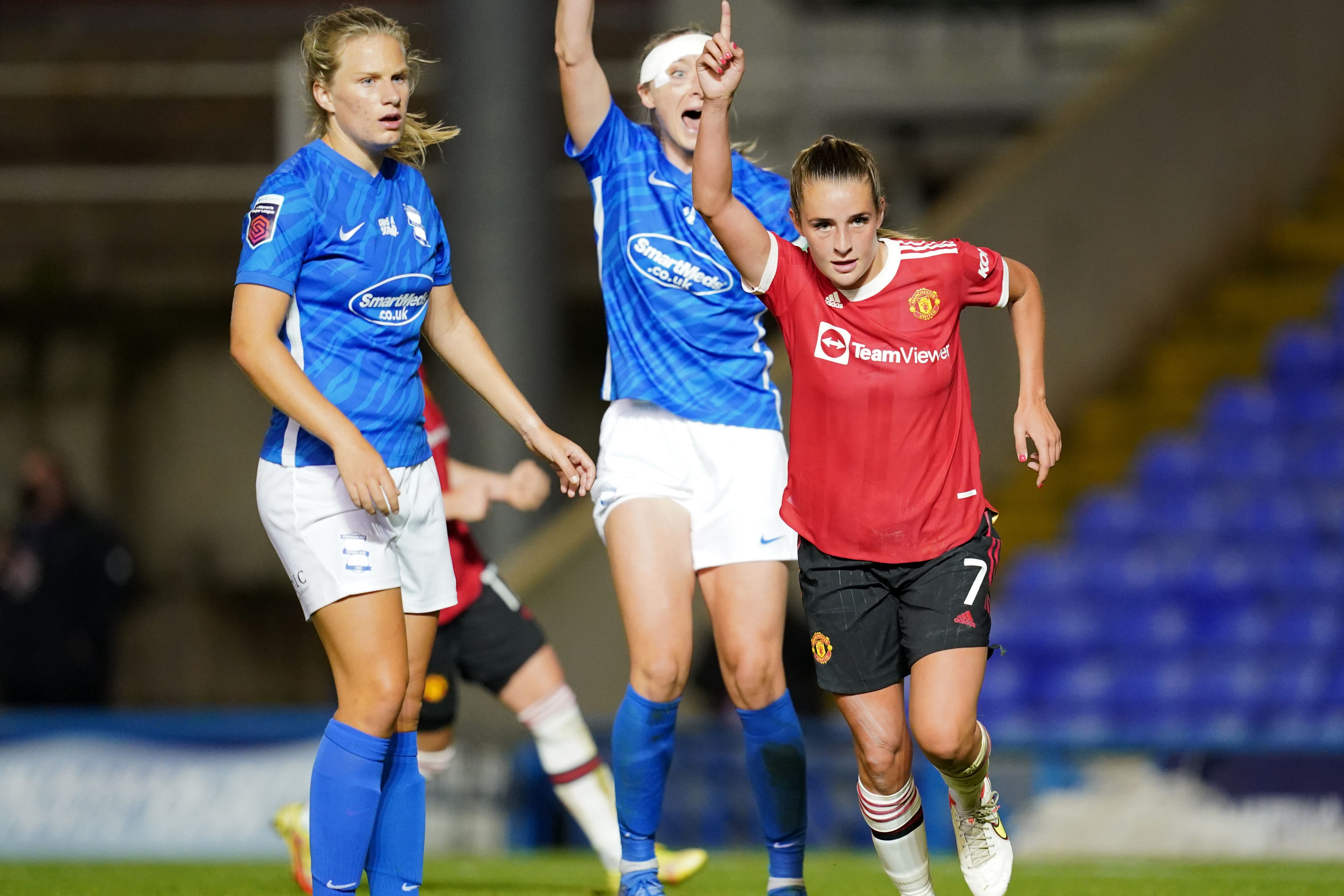 Ella Toone will be available for Manchester United after her red card was overturned (David Davies/PA)