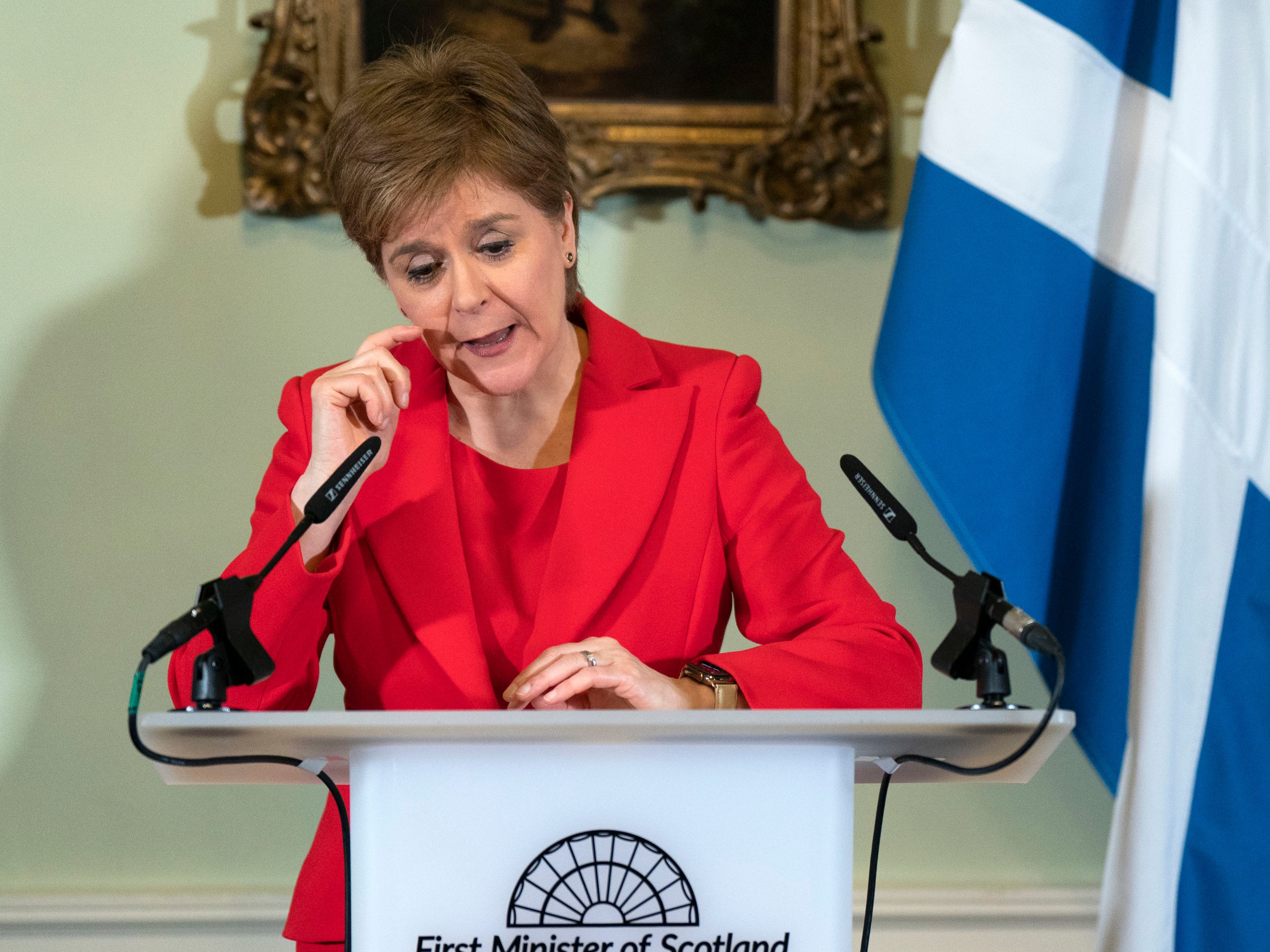 Ms Sturgeon repeatedly pushed for a second referendum on independence