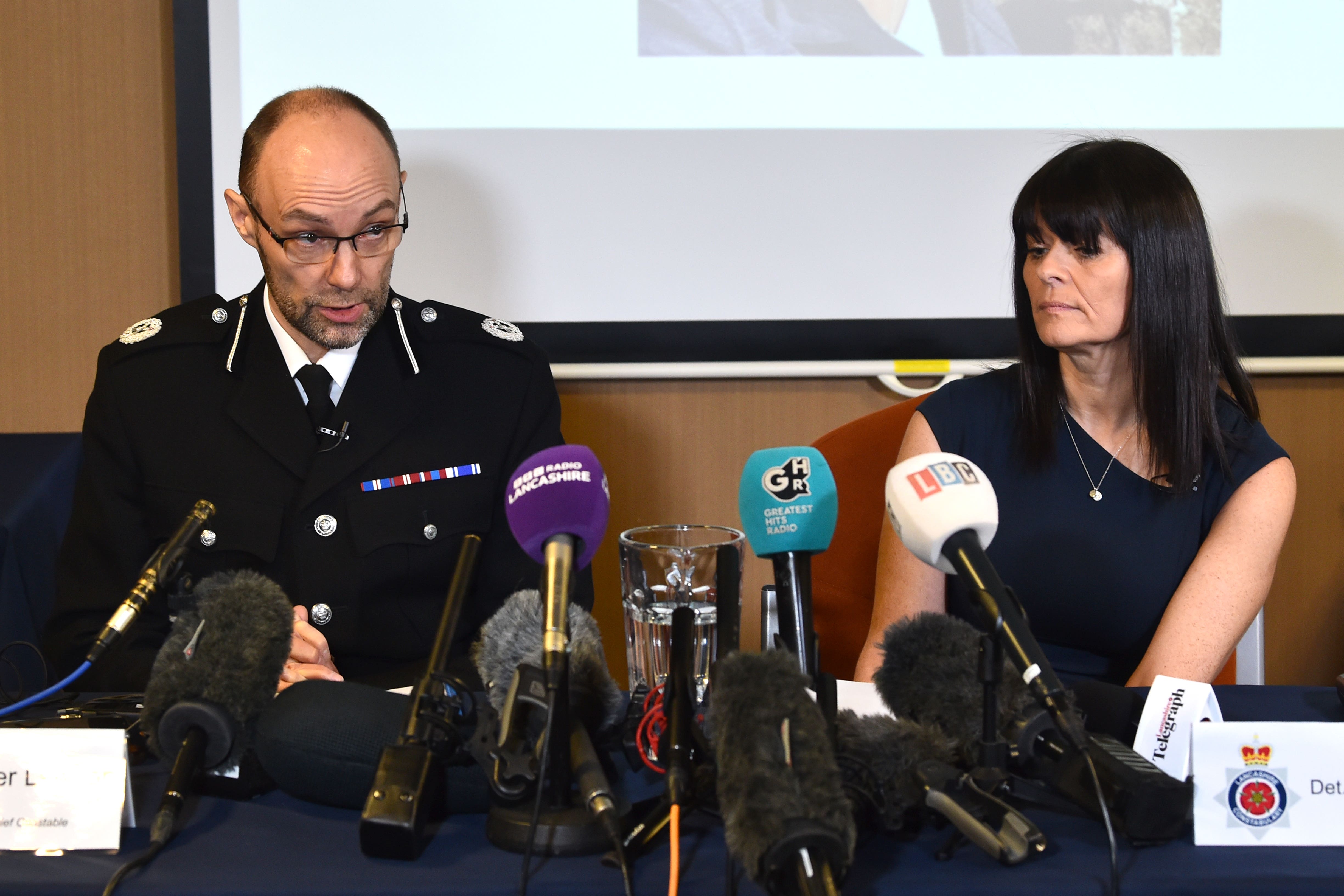 Assistant Chief Constable Peter Lawson and Detective Superintendent Rebecca Smith