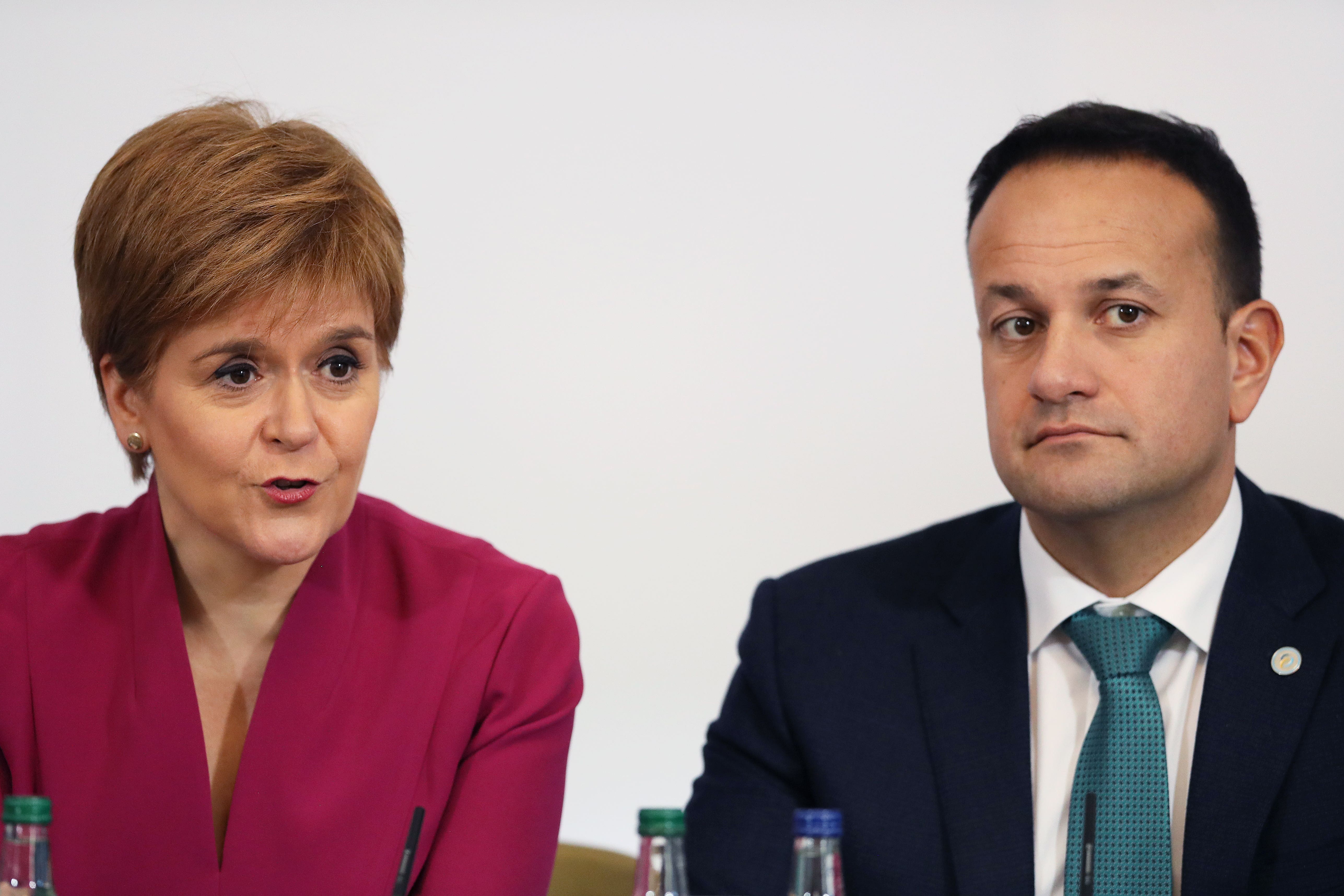 Leo Varadkar paid tribute to Nicola Sturgeon in the Dail parliament in Dublin (Brian Lawless/PA)