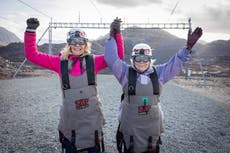 Care home resident, 85, fulfils wish to complete world’s fastest zipline