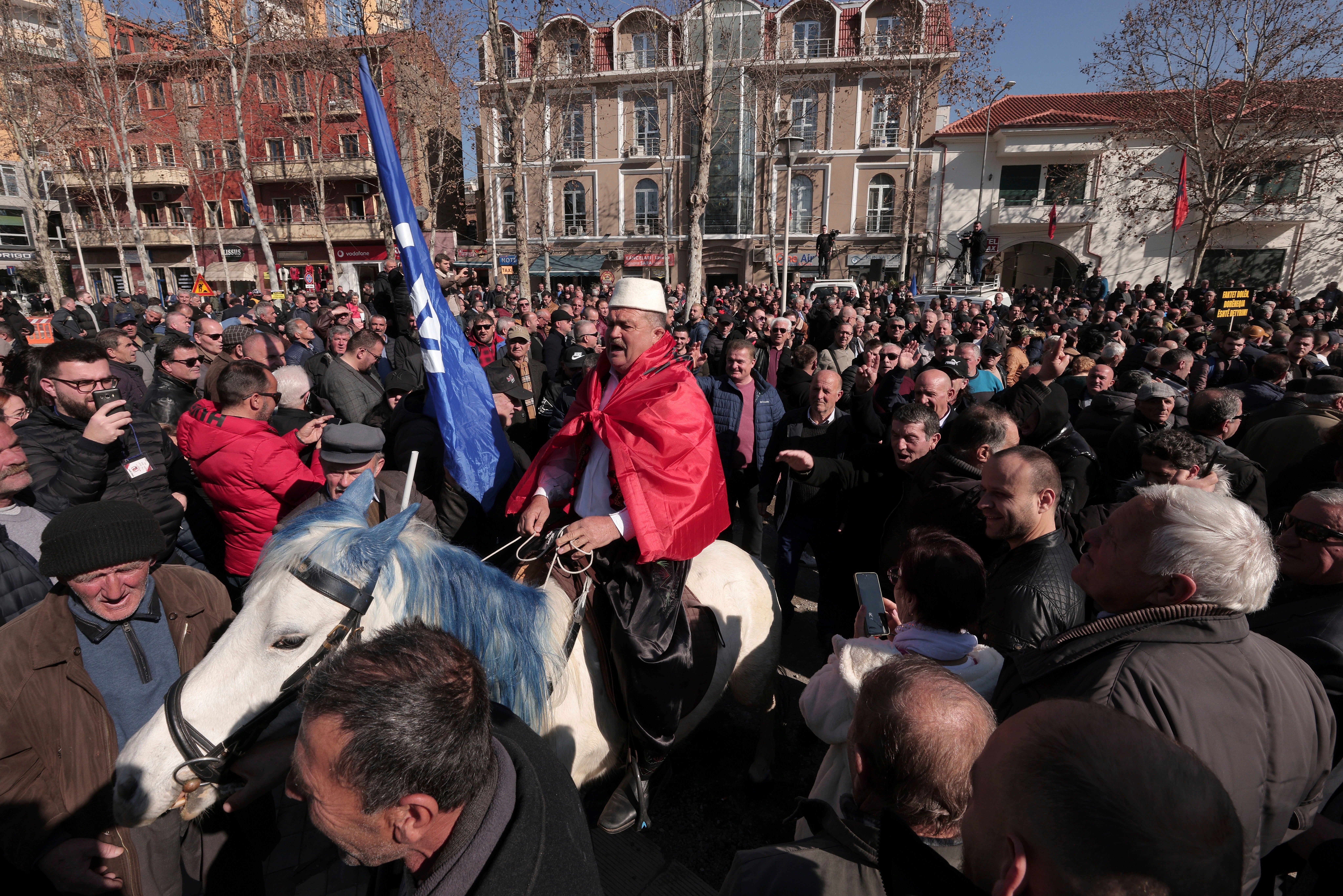 Albania Opposition Protest