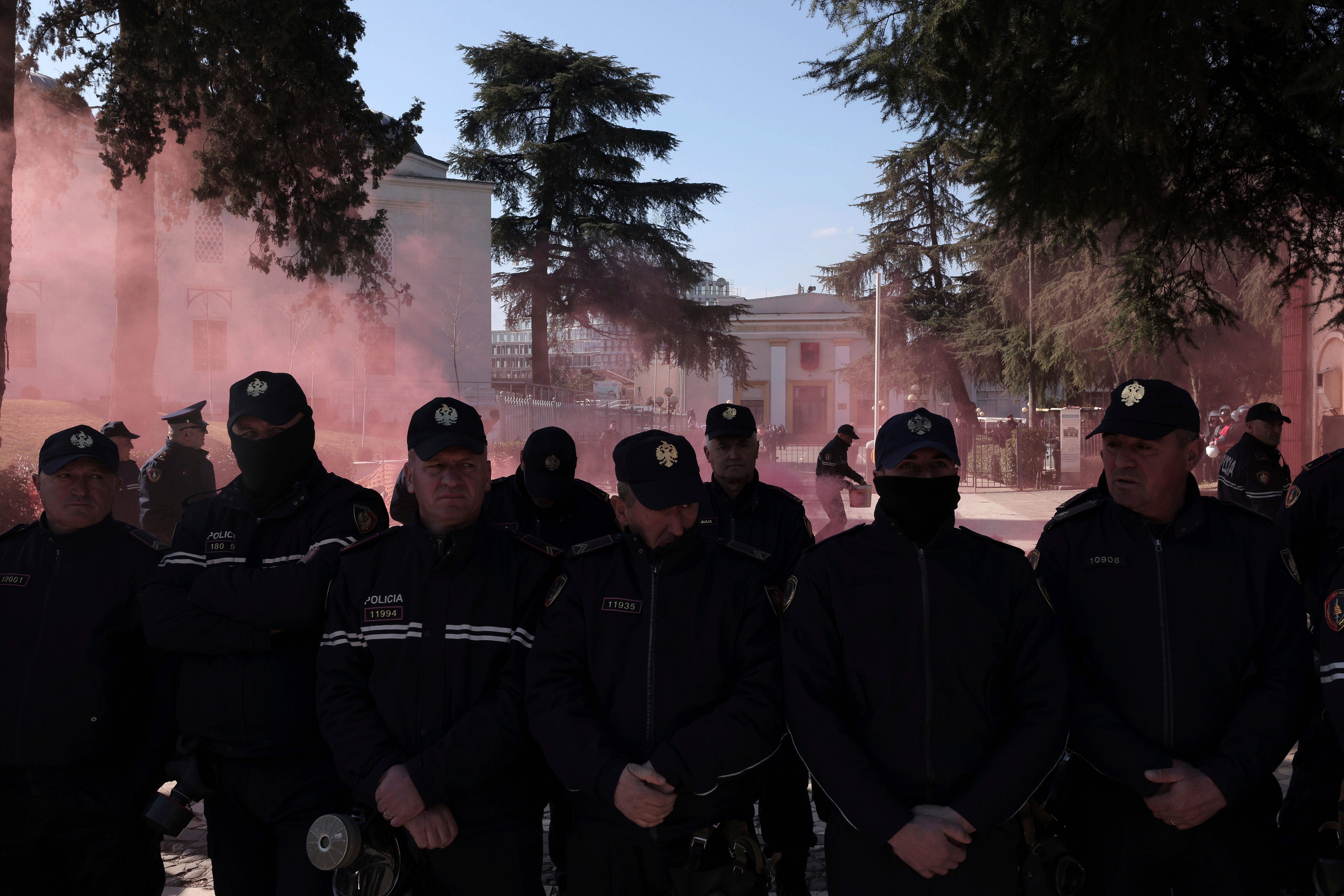 Albania Opposition Protest
