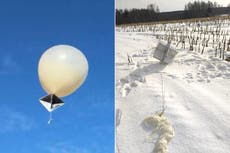 Shot down over Kyiv, the Russian spy balloons becoming Putin’s new line of attack