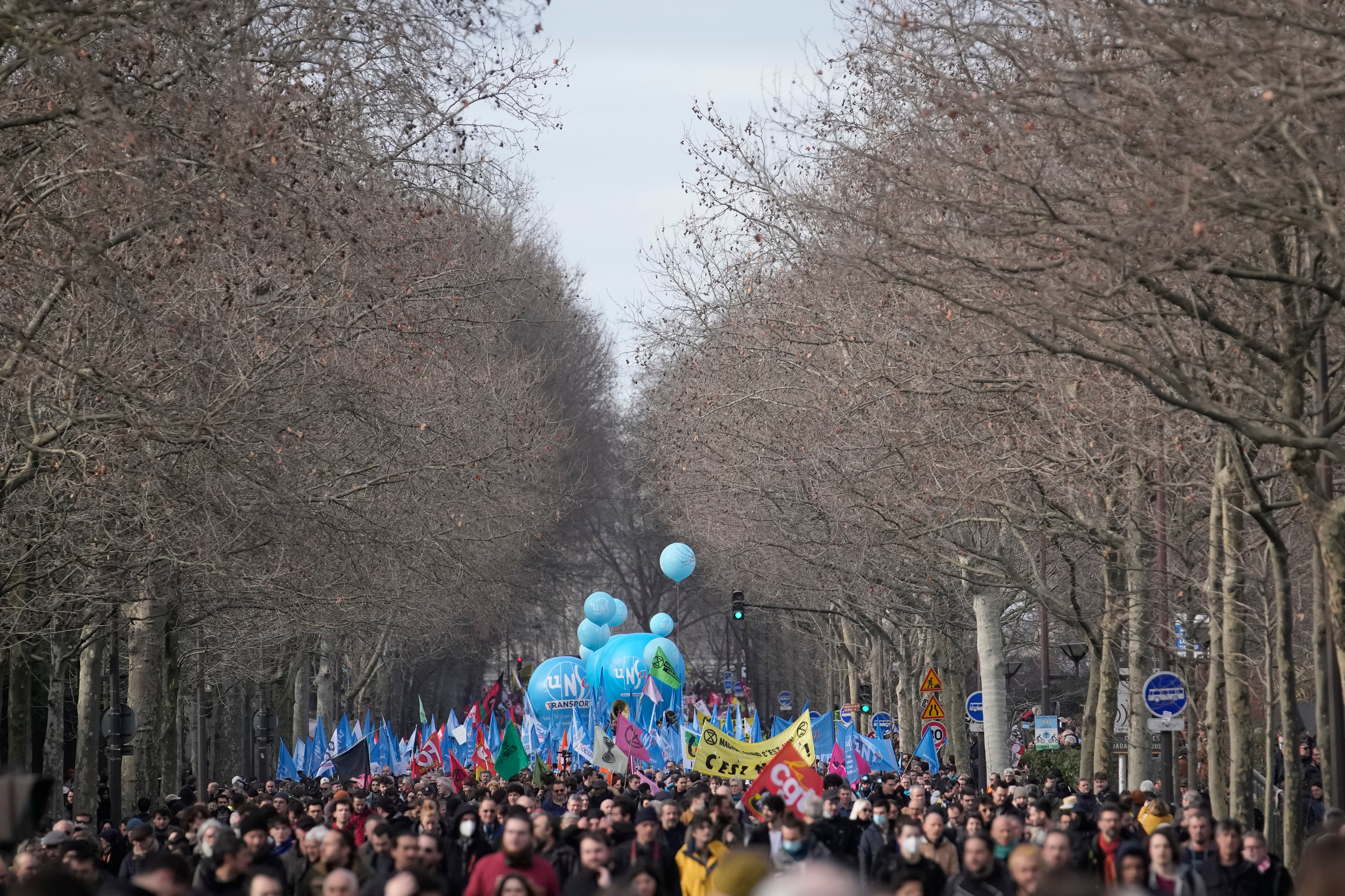 France Pension Protest