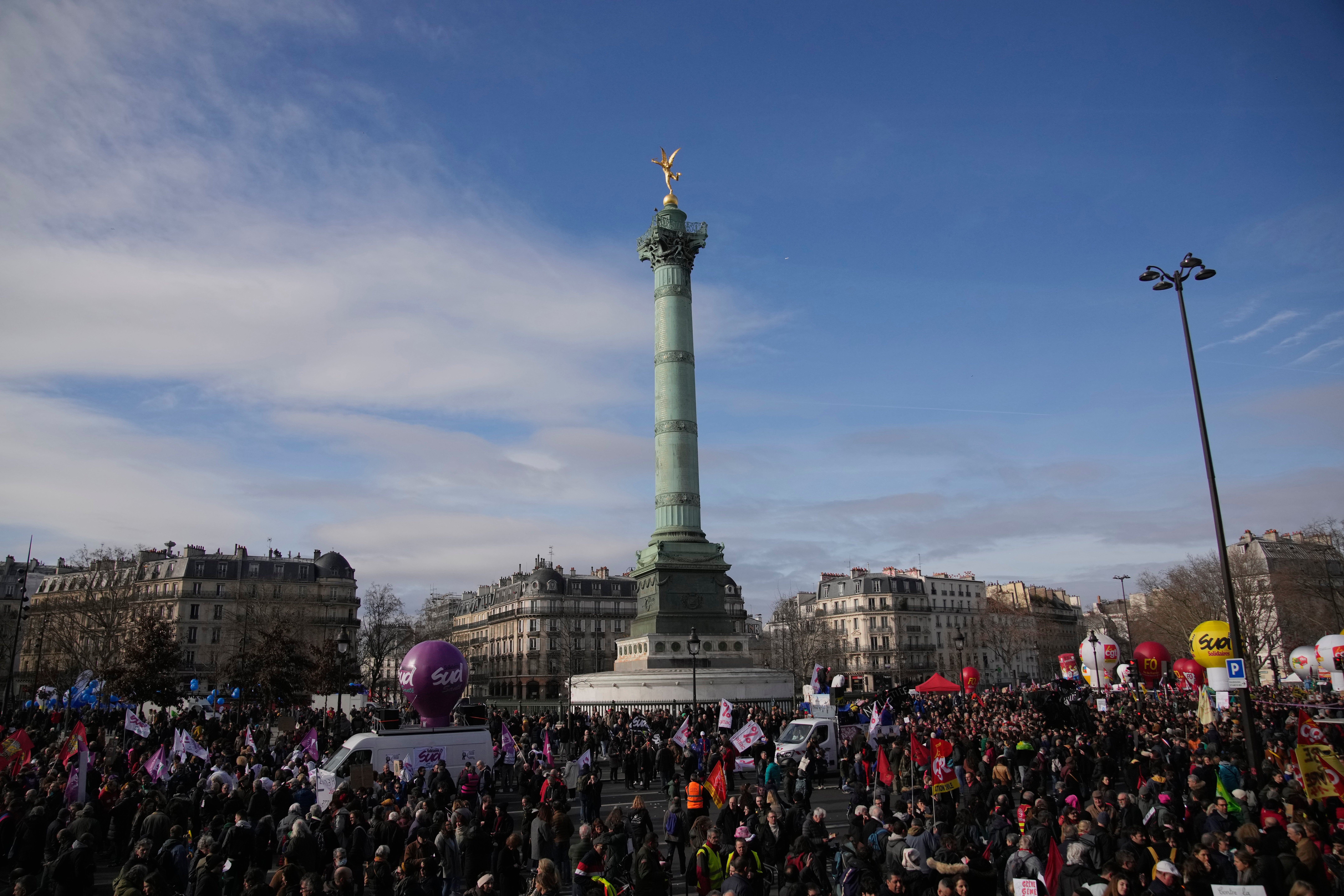France Pension Protest