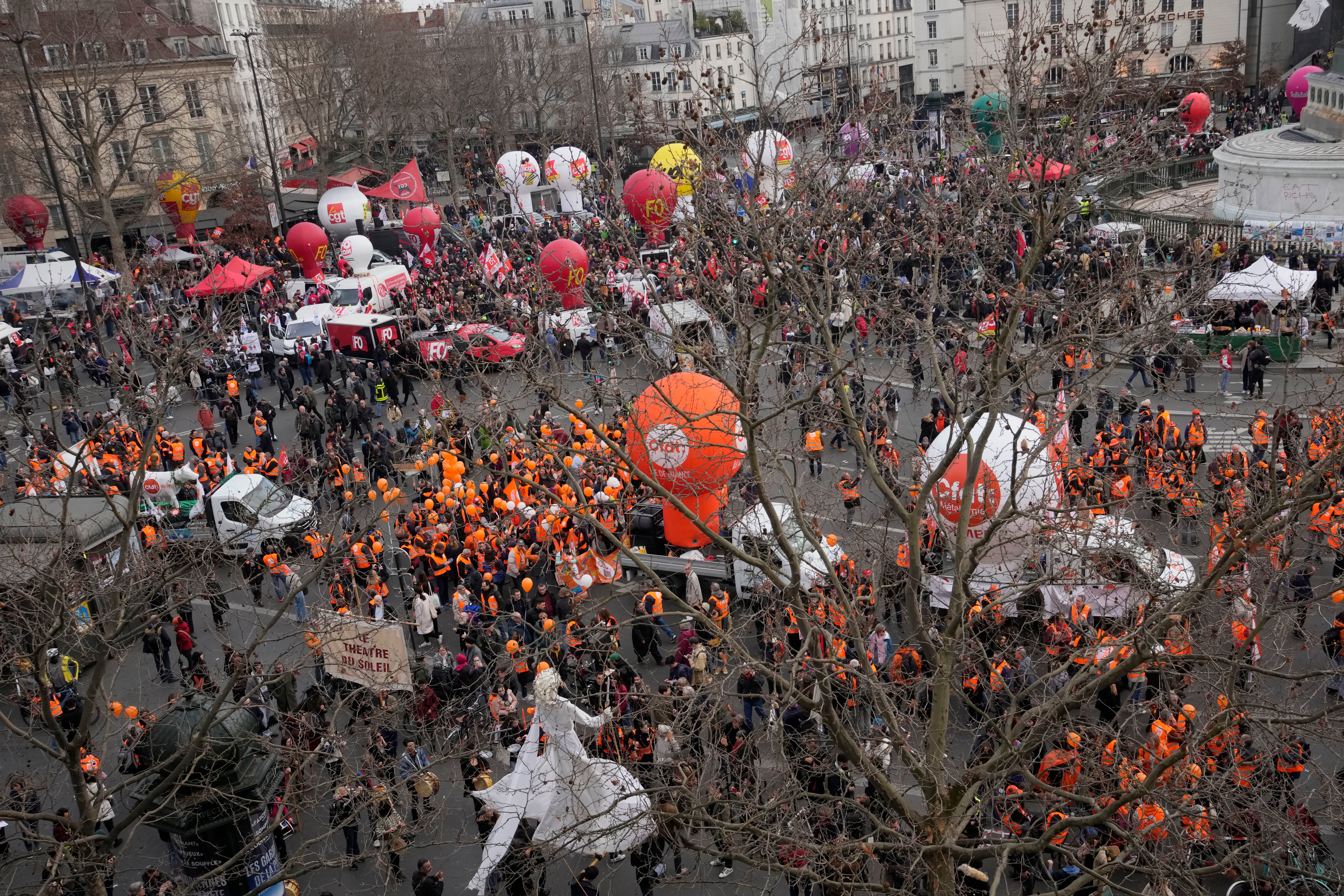 France Pension Protest