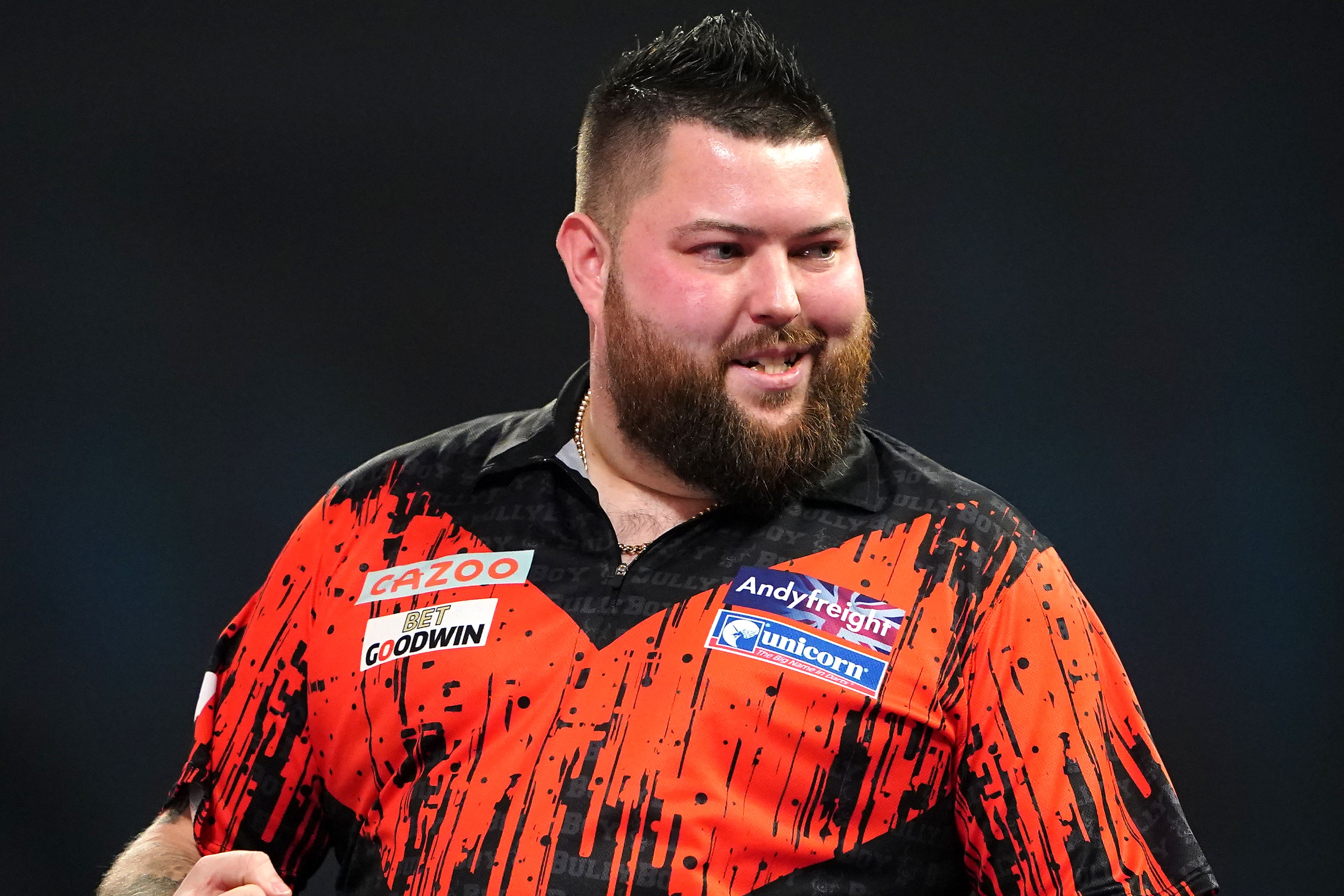 Michael Smith produced a strong display in Glasgow (Zac Goodwin/PA)