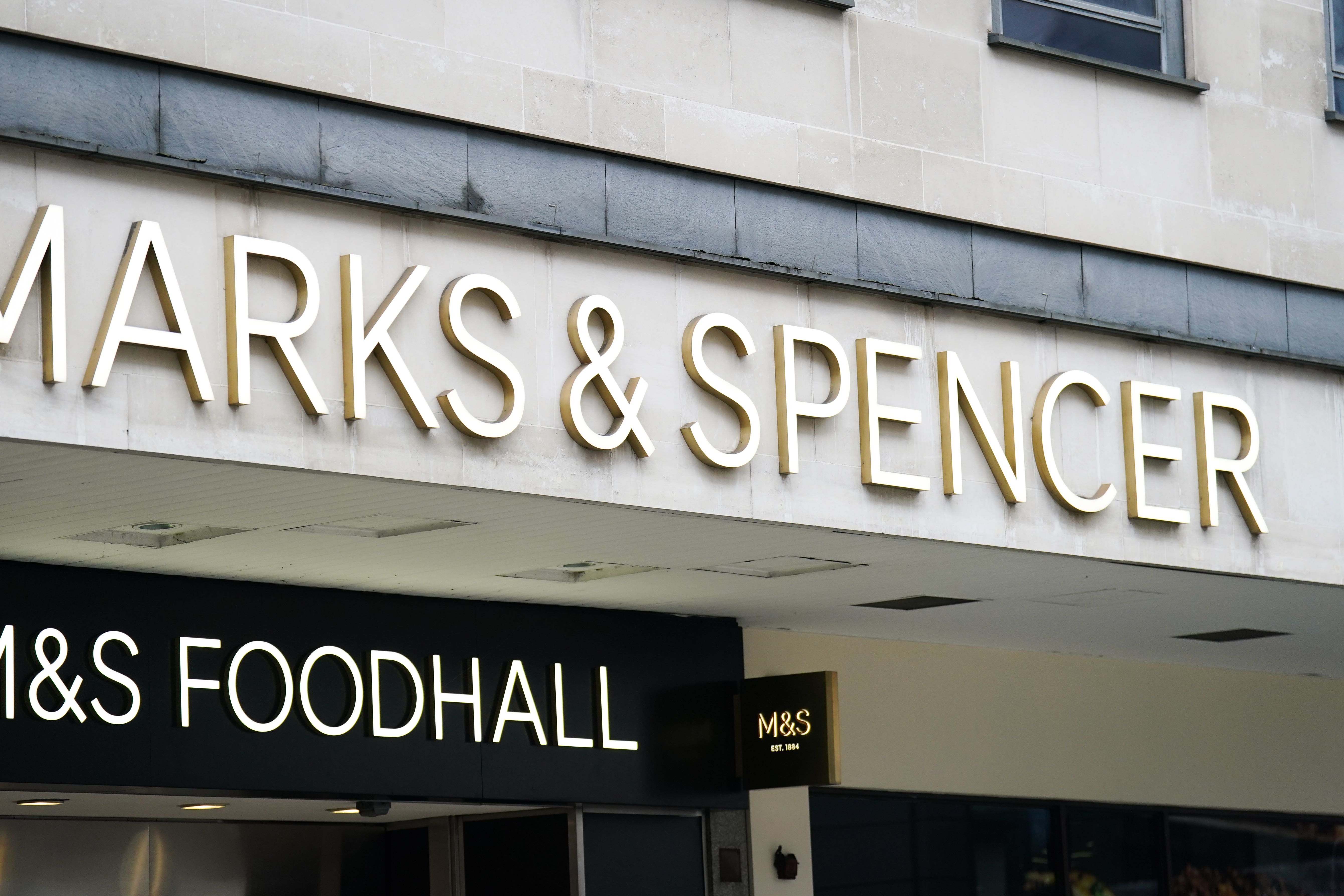 Marks and Spencer’s came out top in an annual customer satisfaction survey (James Manning/PA)