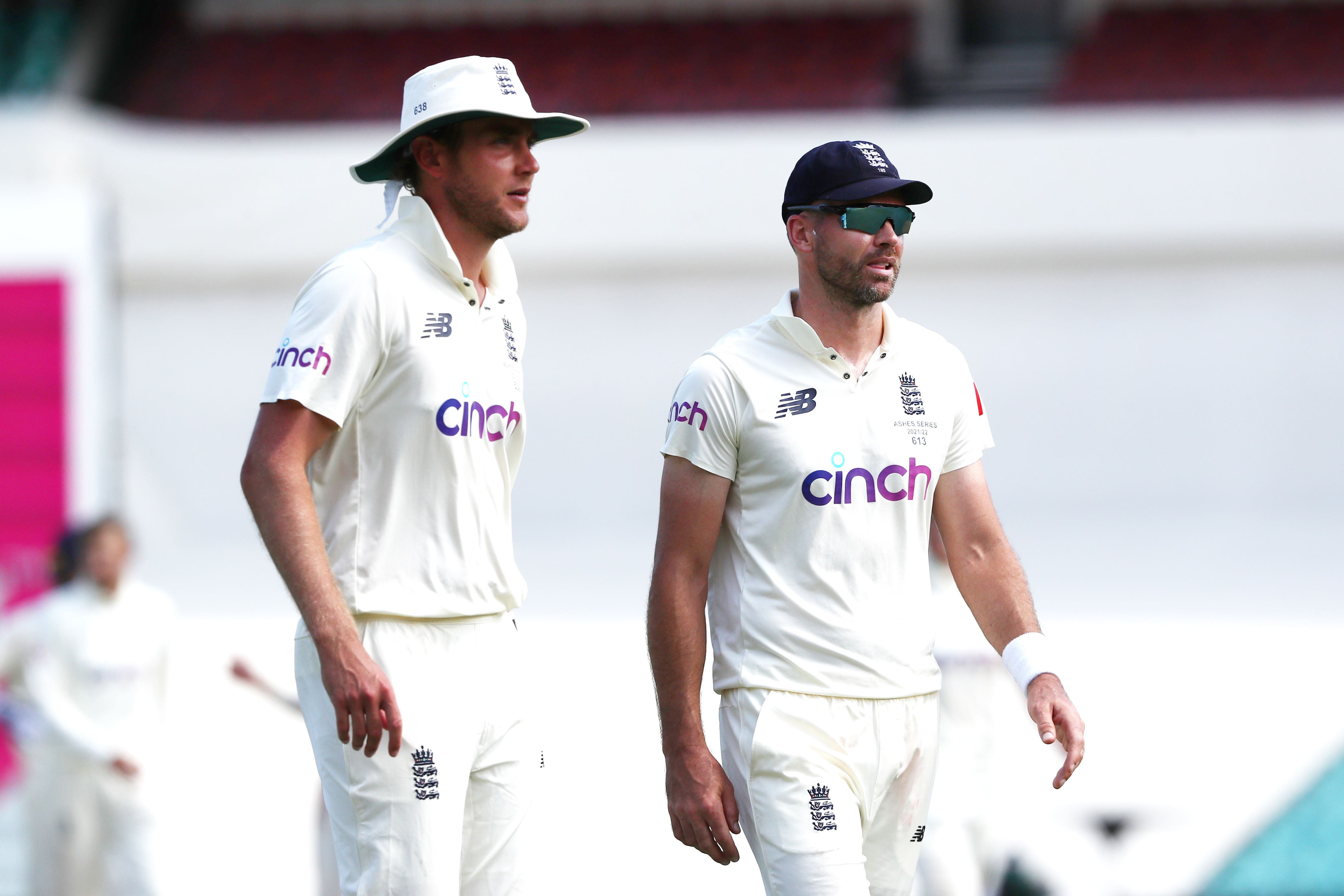 Stuart Broad and James Anderson (Jason O’Brien/PA)