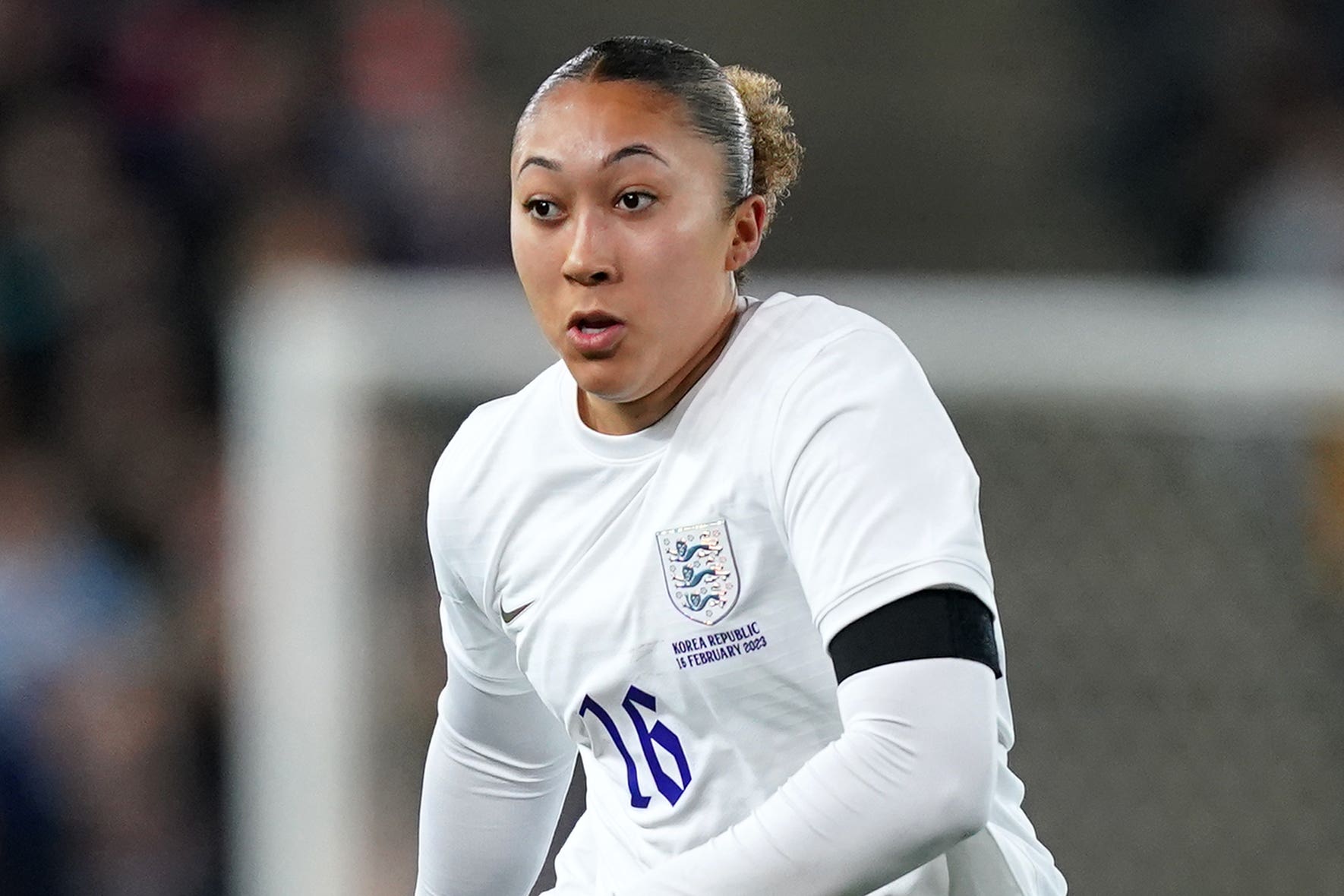 Lauren James’s display against South Korea earned her the player of the match award (Mike Egerton/PA)