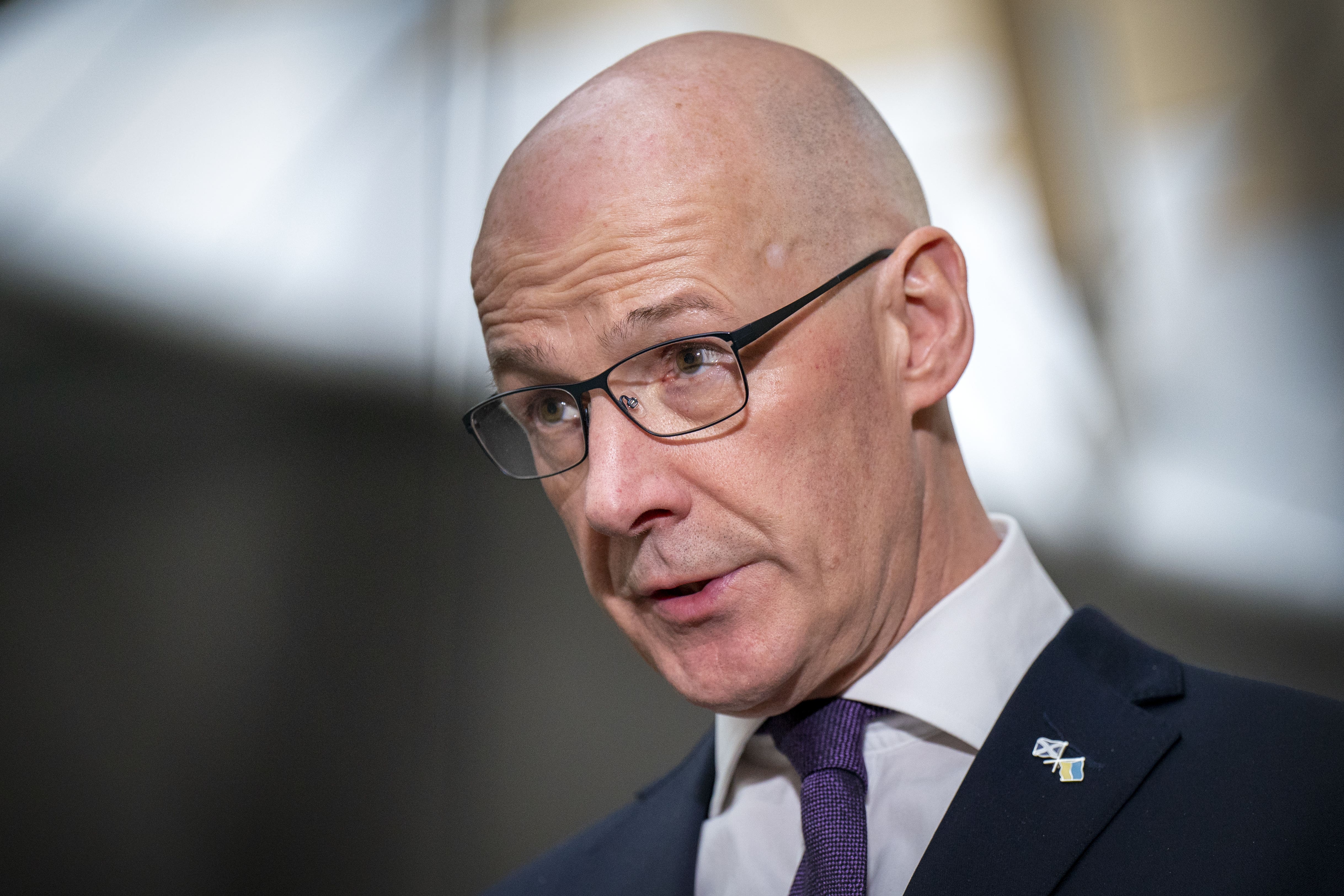 John Swinney has ruled himself out of the race (Jane Barlow/PA)