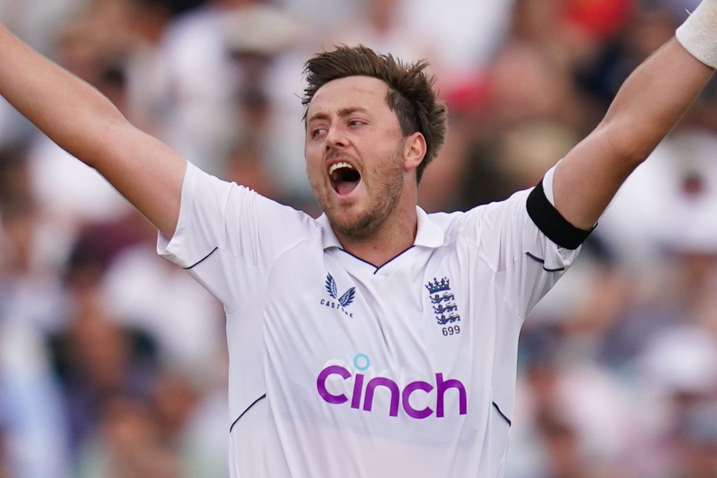 Ollie Robinson claimed four for 54 for England (John Walton/PA)