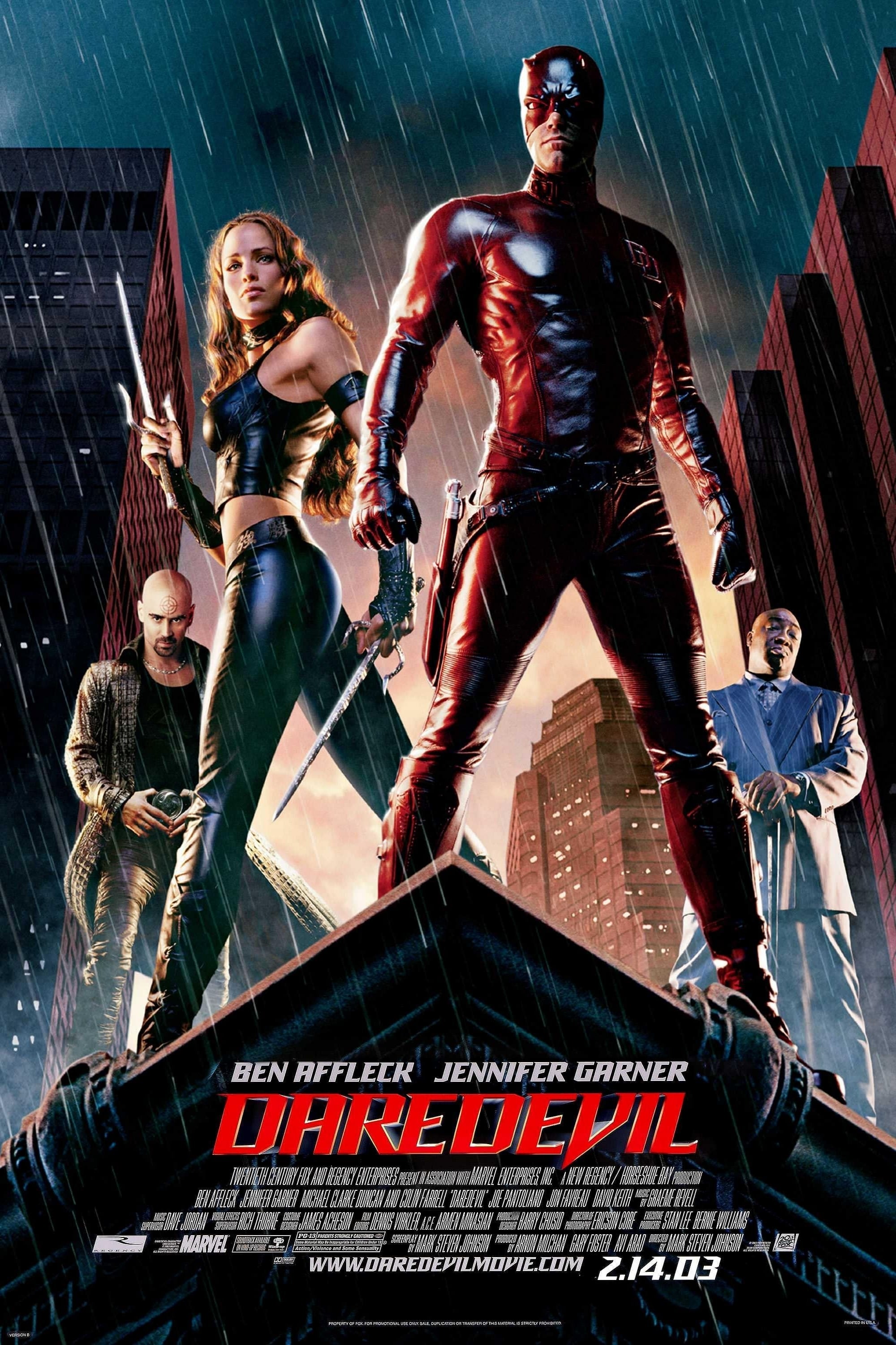 The theatrical poster for ‘Daredevil’