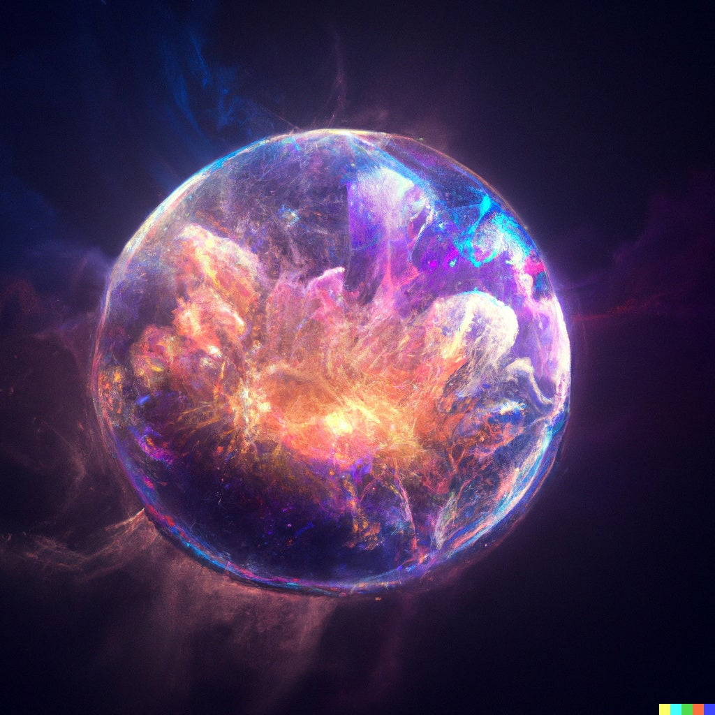 A perfectly spherical explosion, called a kilonova, that followed the merger of two very defense objects called neutron stars - remnants of massive stars after supernova explosions that was observed 140-150 million light-years away from Earth