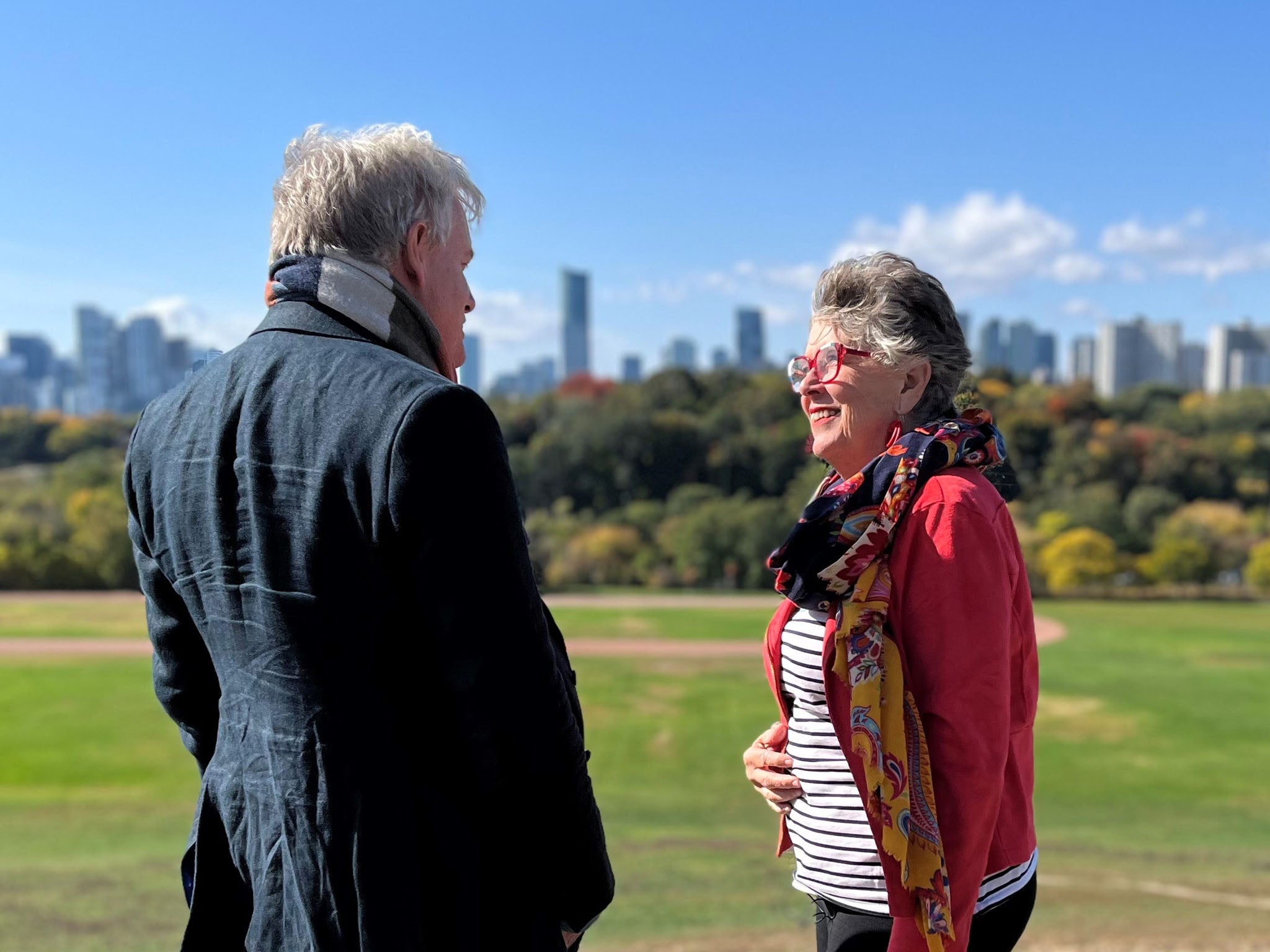 Danny Kruger and Prue Leith in ‘Prue and Danny’s Death Road Trip’