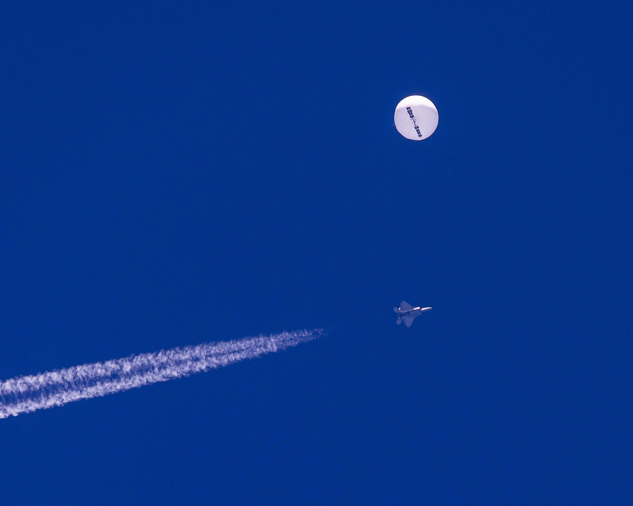 The presence of the high-altitude balloon comes approximately one year after a high-altitude balloon originating from China drifted over the US