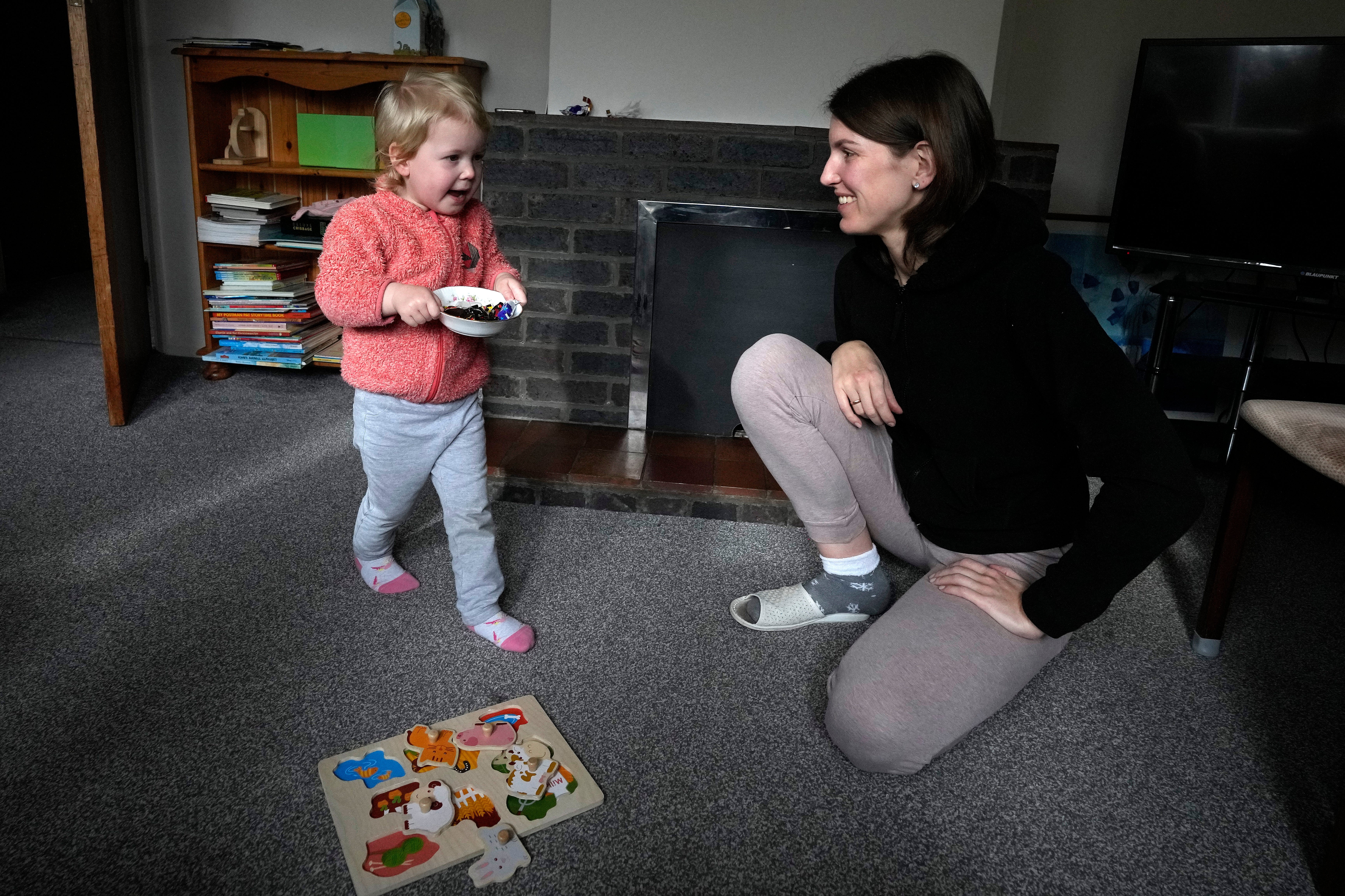 Britain Ukraine Grieving Mother