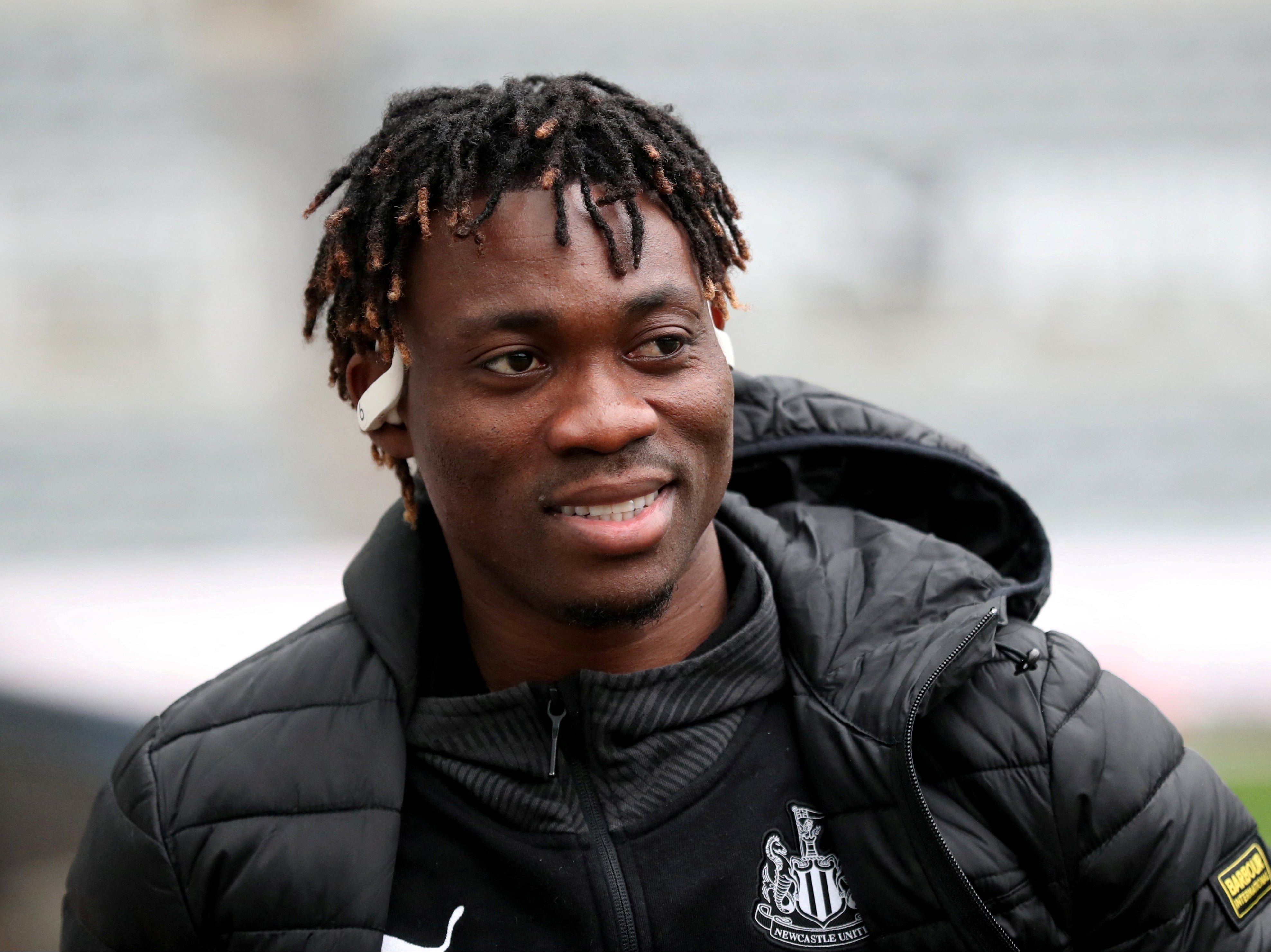 Christian Atsu pictured during his stint with Newcastle United