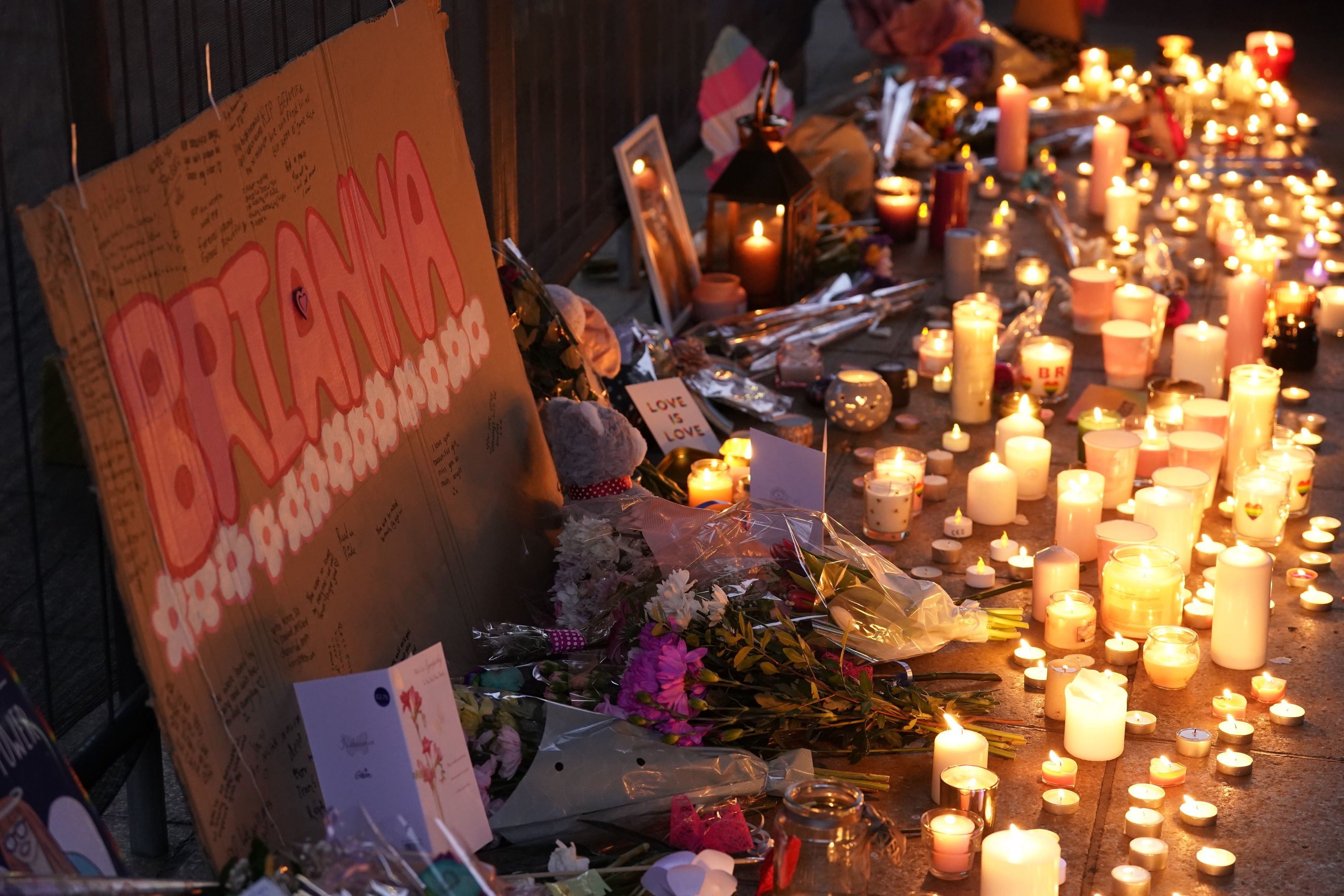 A candlelit vigil at Old Market Place in Warrington