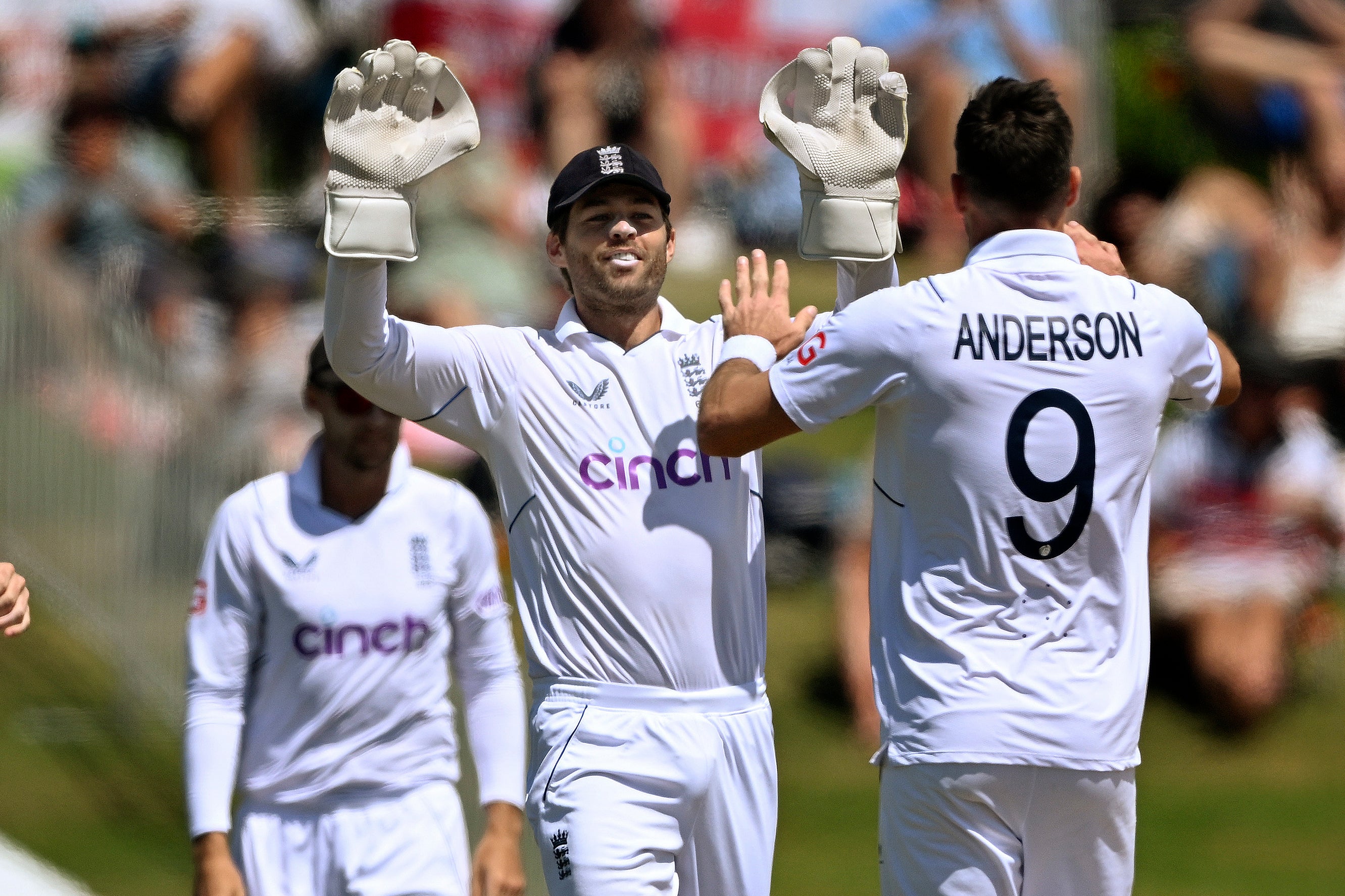 James Anderson played a key role on the final morning