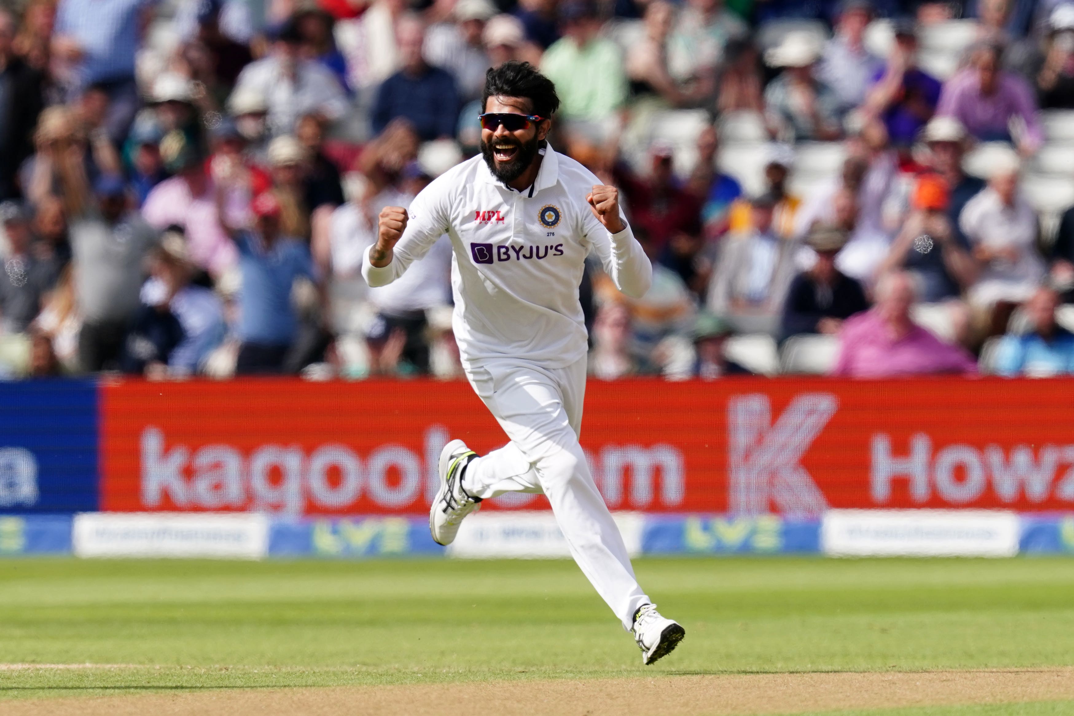 Ravindra Jadeja starred for India in Delhi (David Davies/PA)