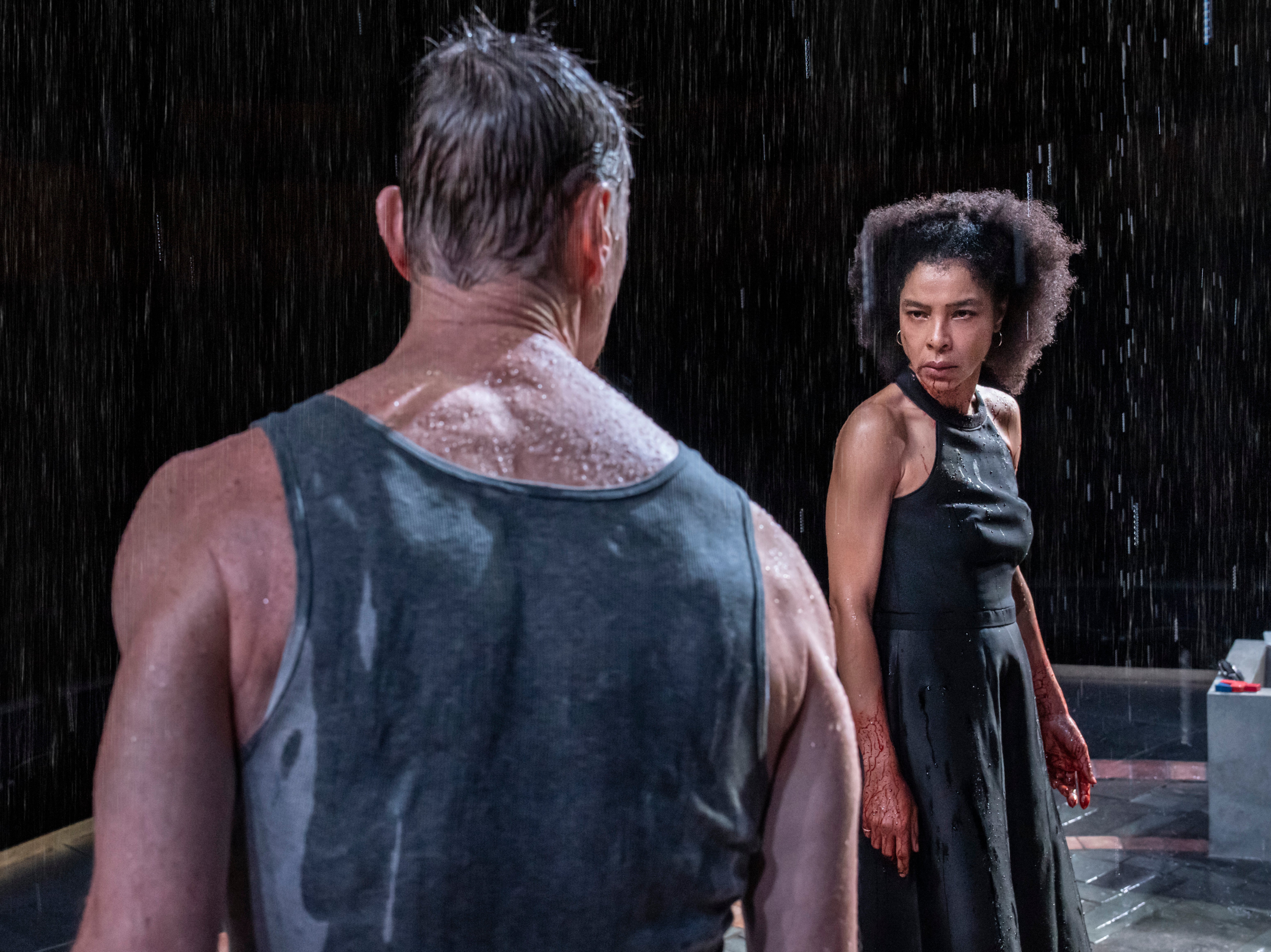 Sophie Okonedo and Ben Daniels in Medea