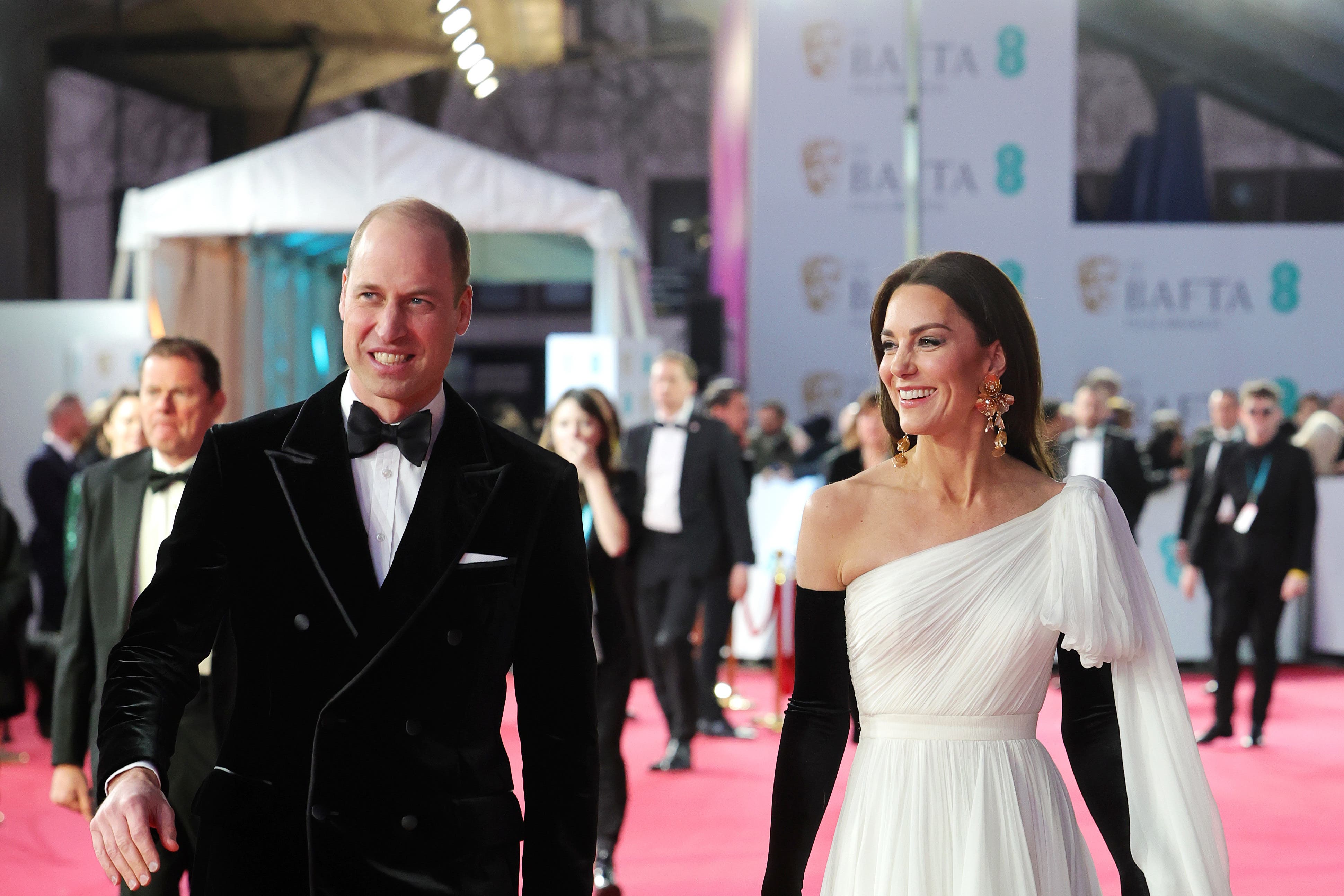 The Prince and Princess of Wales at the Baftas (Chris Jackson/PA)