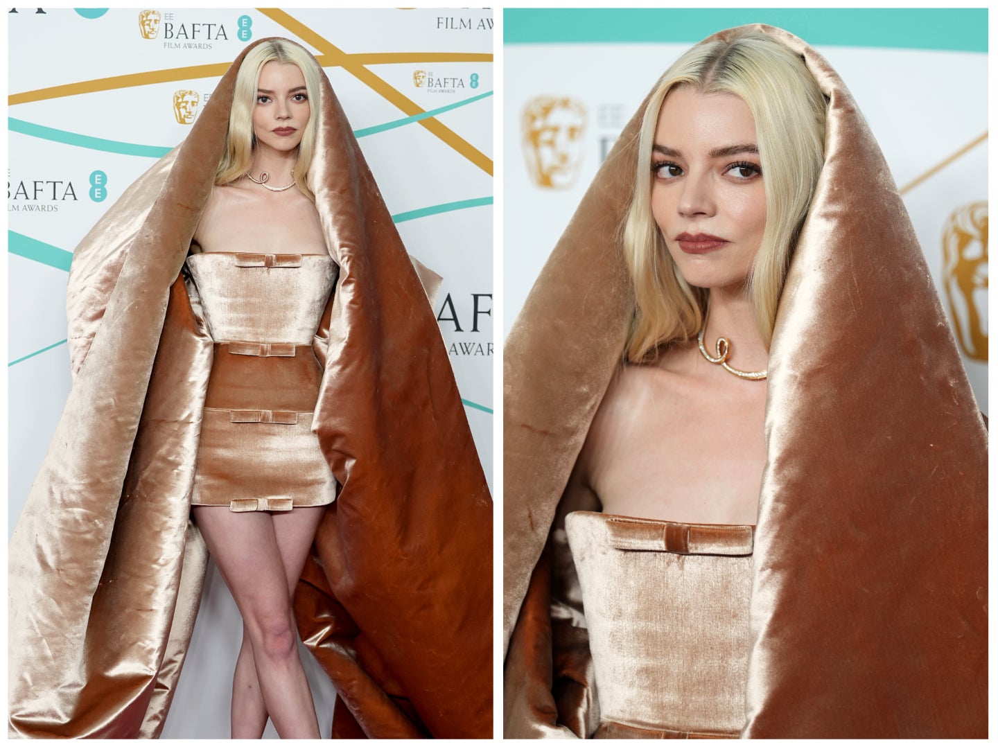 Anya Taylor-Joy in custom Schiaparelli