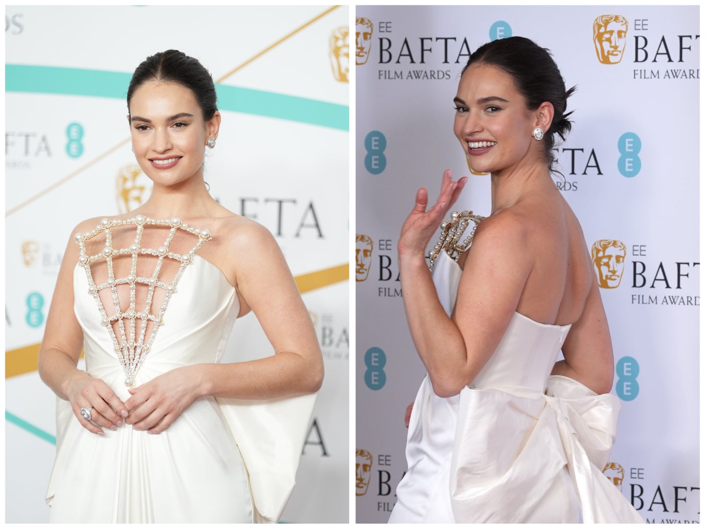 Lily James in Tamara Ralph