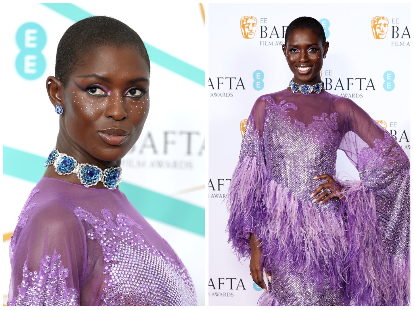 Jodie Turner-Smith at the Bafts