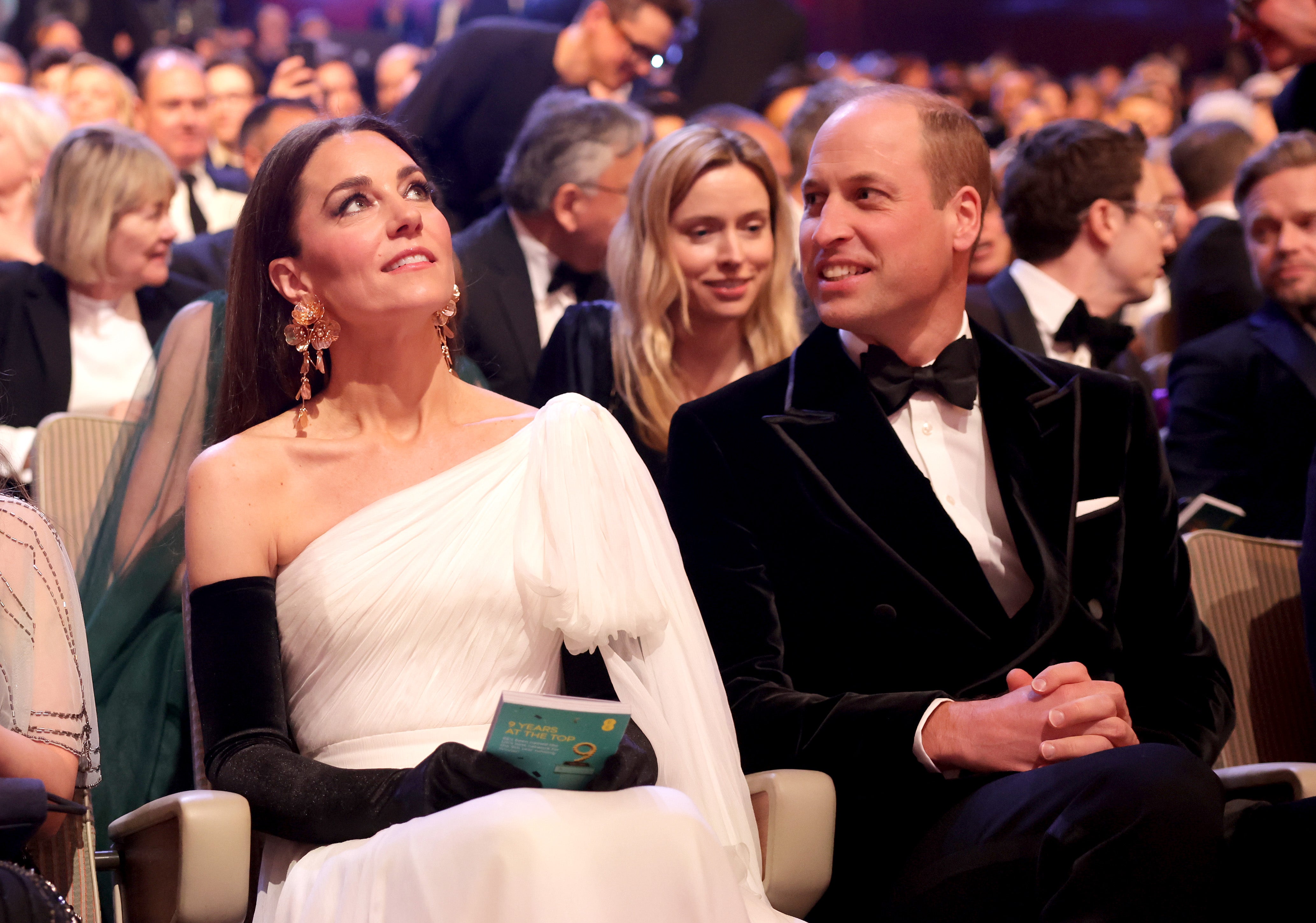 The Prince And Princess Of Wales Attend The EE BAFTA Film Awards in 2023