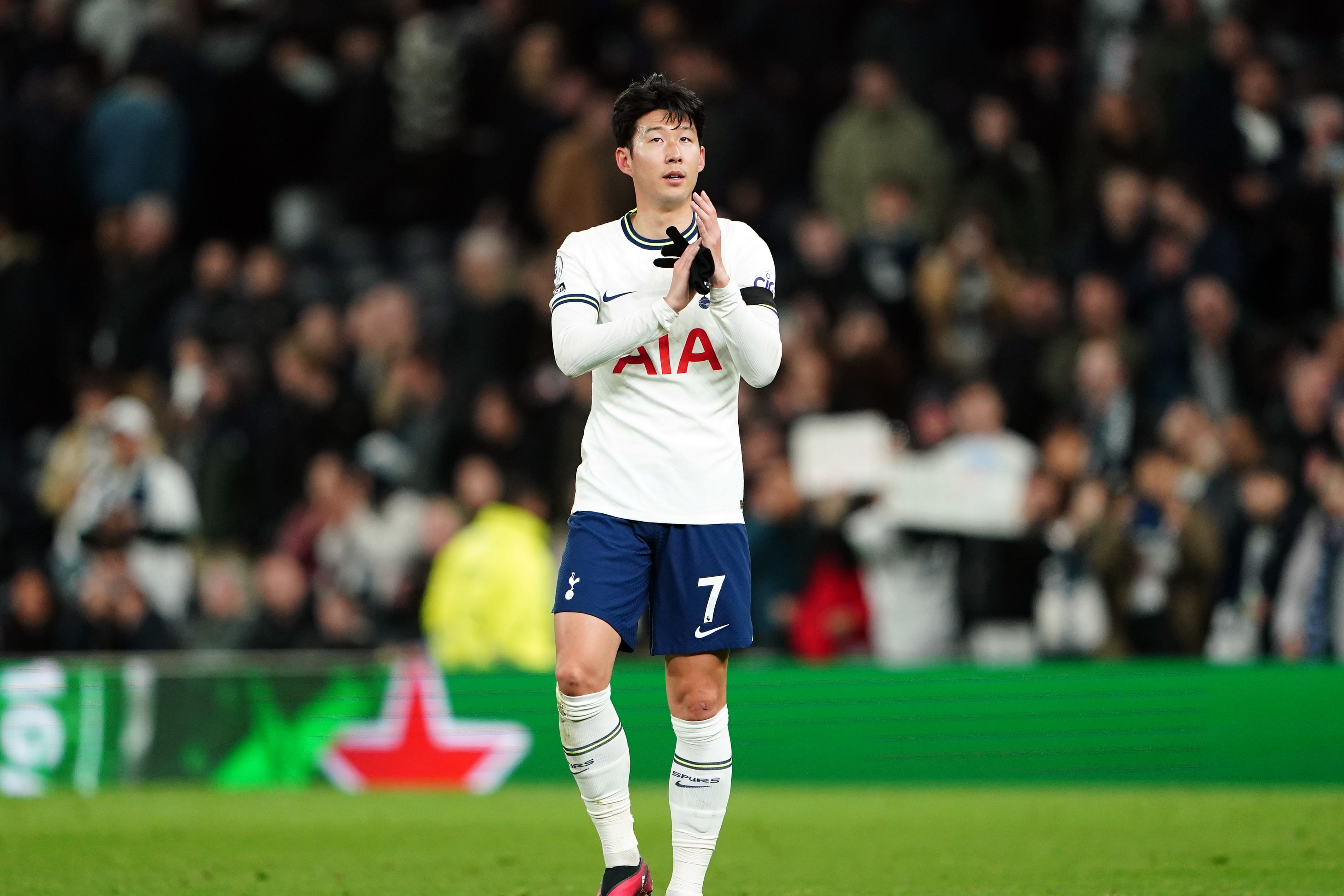 Son Heung-min was the subject of online racist abuse after he scored in Tottenham’s win over West Ham (Zac Goodwin/PA)