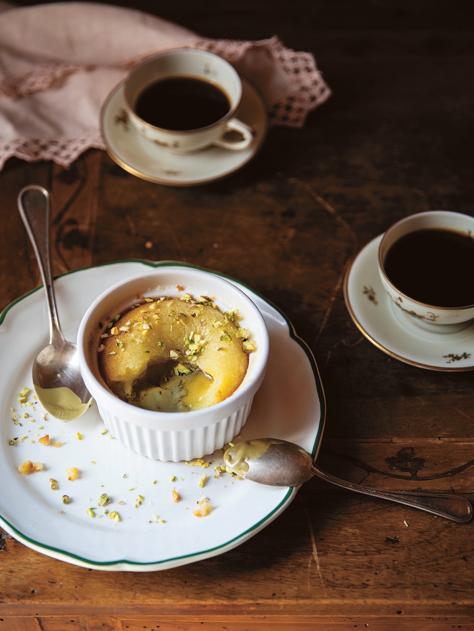 Serve these individual baked puddings at the end of a special meal