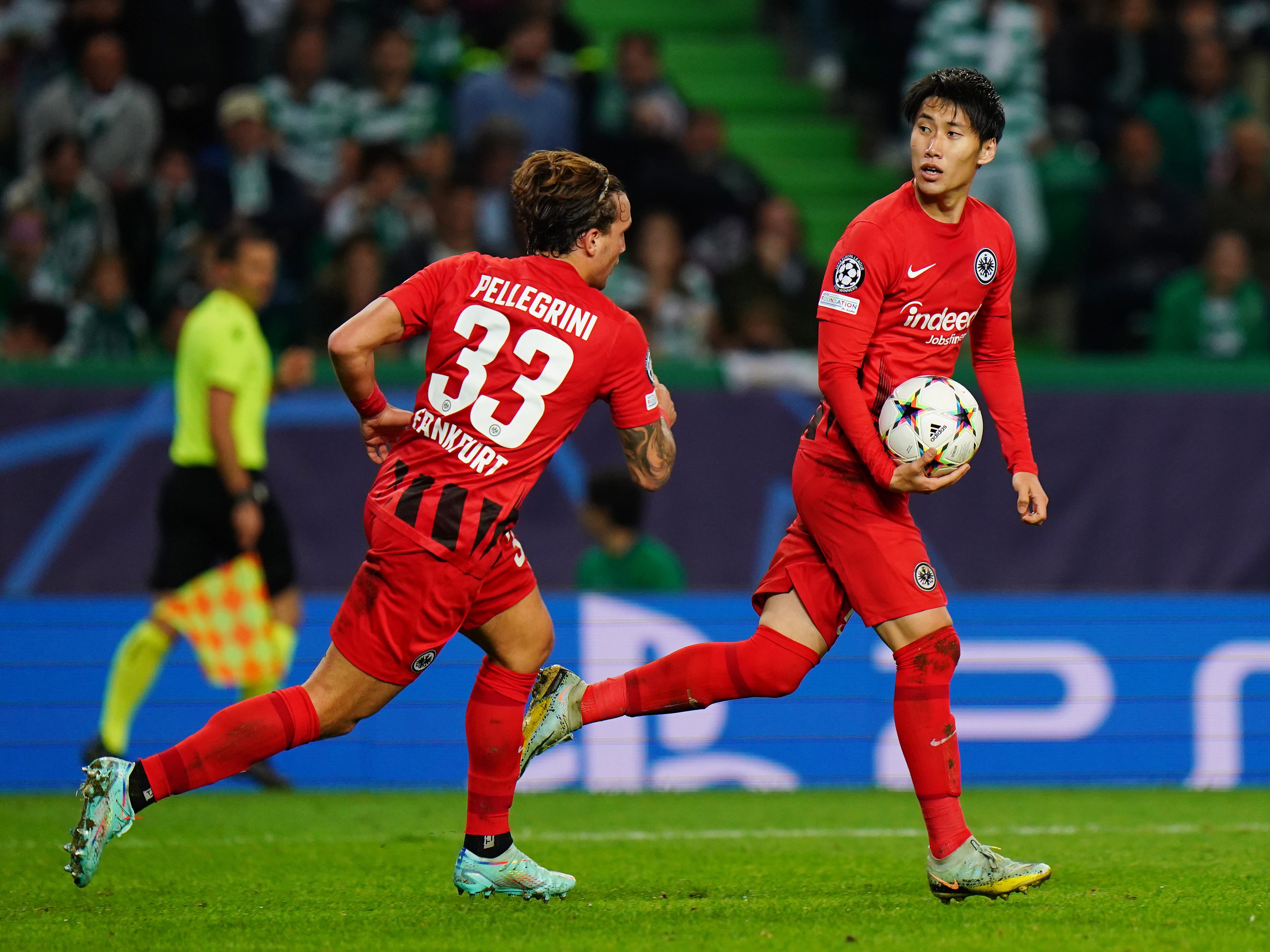 Eintracht Frankfurt host Napoli in the first leg of their Champions League tie